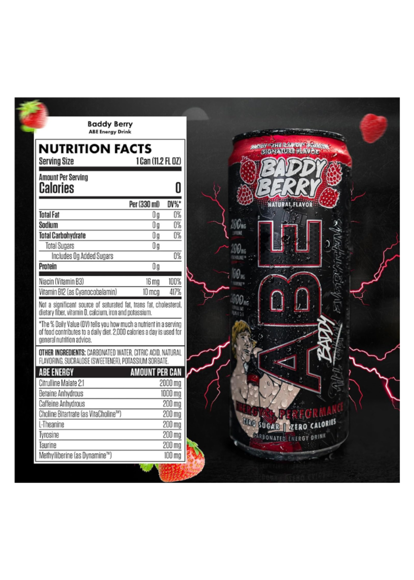 APPLIED NUTRITION ABE RTD ENERGY DRINK APPLIED NUTRITION 11.2 OZ 12PK