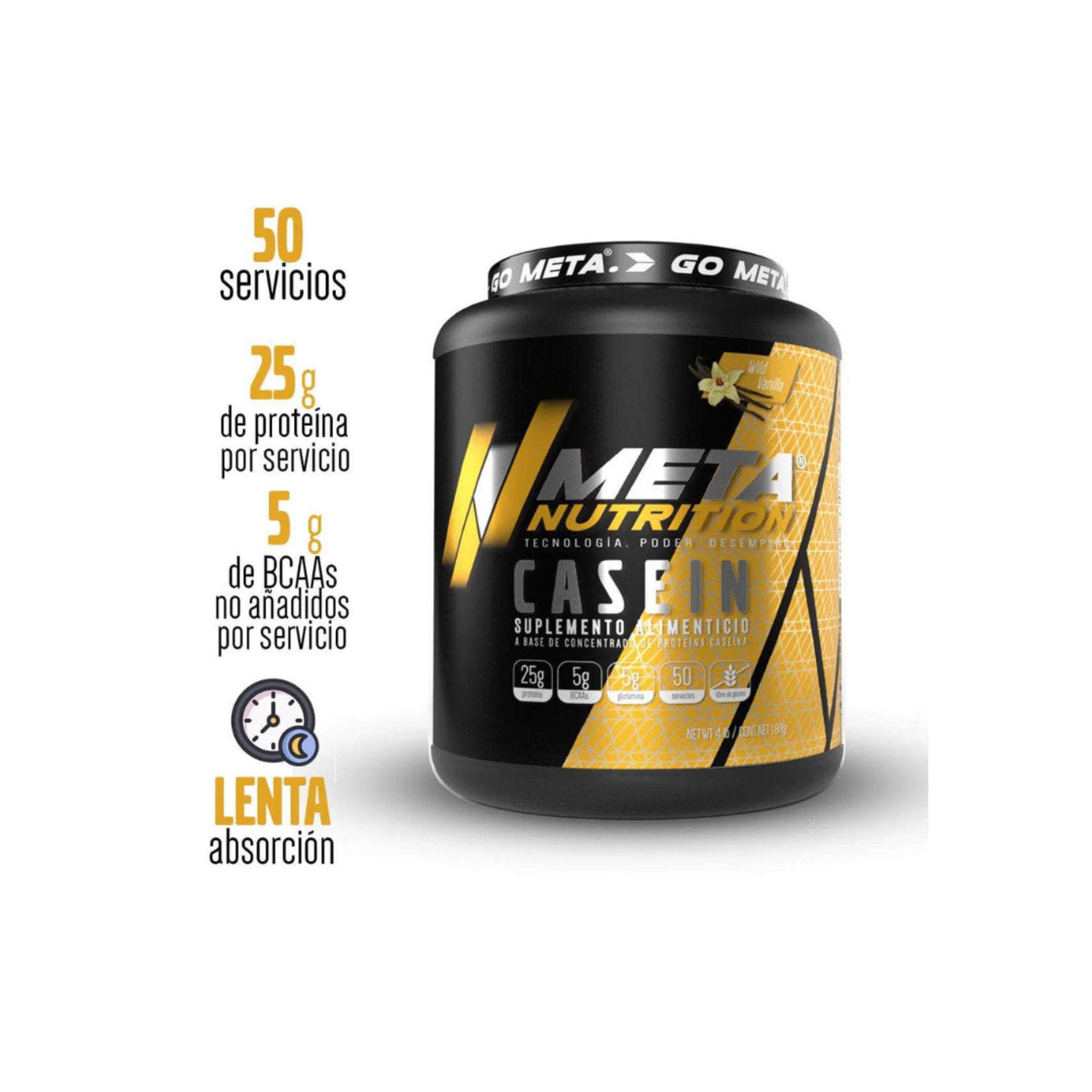 META NUTRITION MICELLAR CASEIN 4LB META NUTRITION