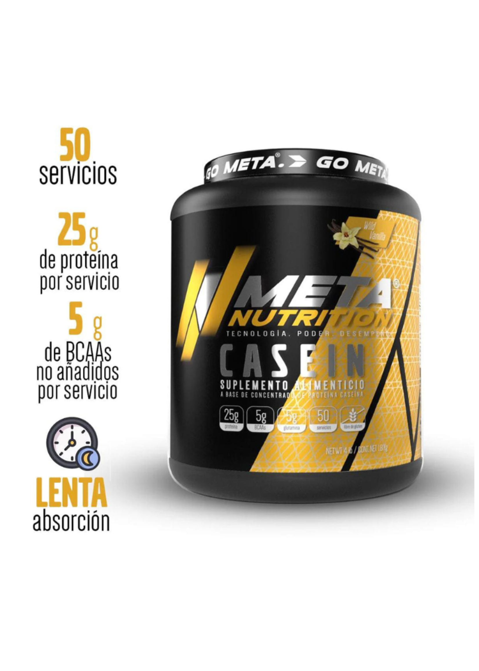 META NUTRITION MICELLAR CASEIN 4LB META NUTRITION