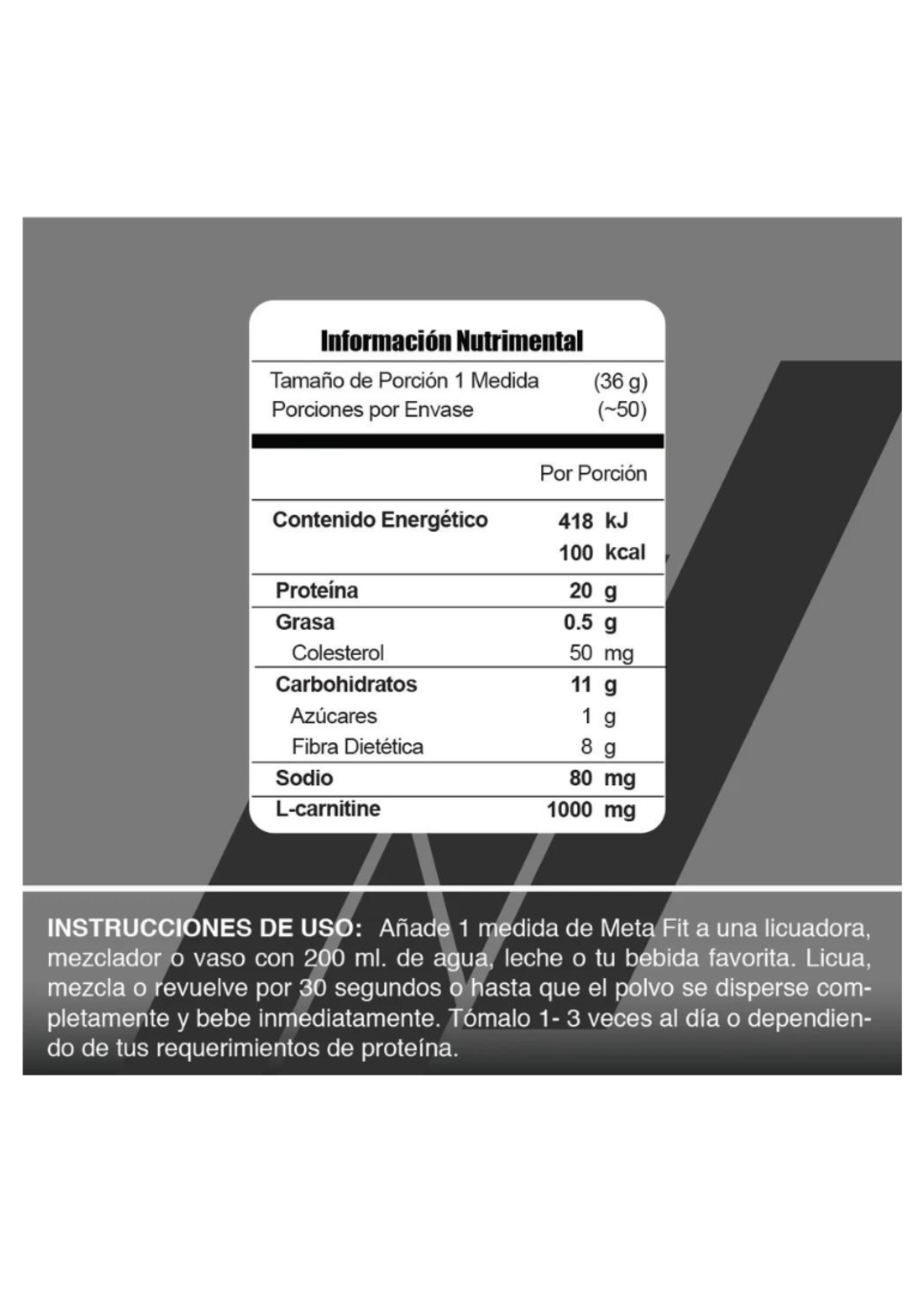 META NUTRITION METAFIT 4LB META NUTRITION