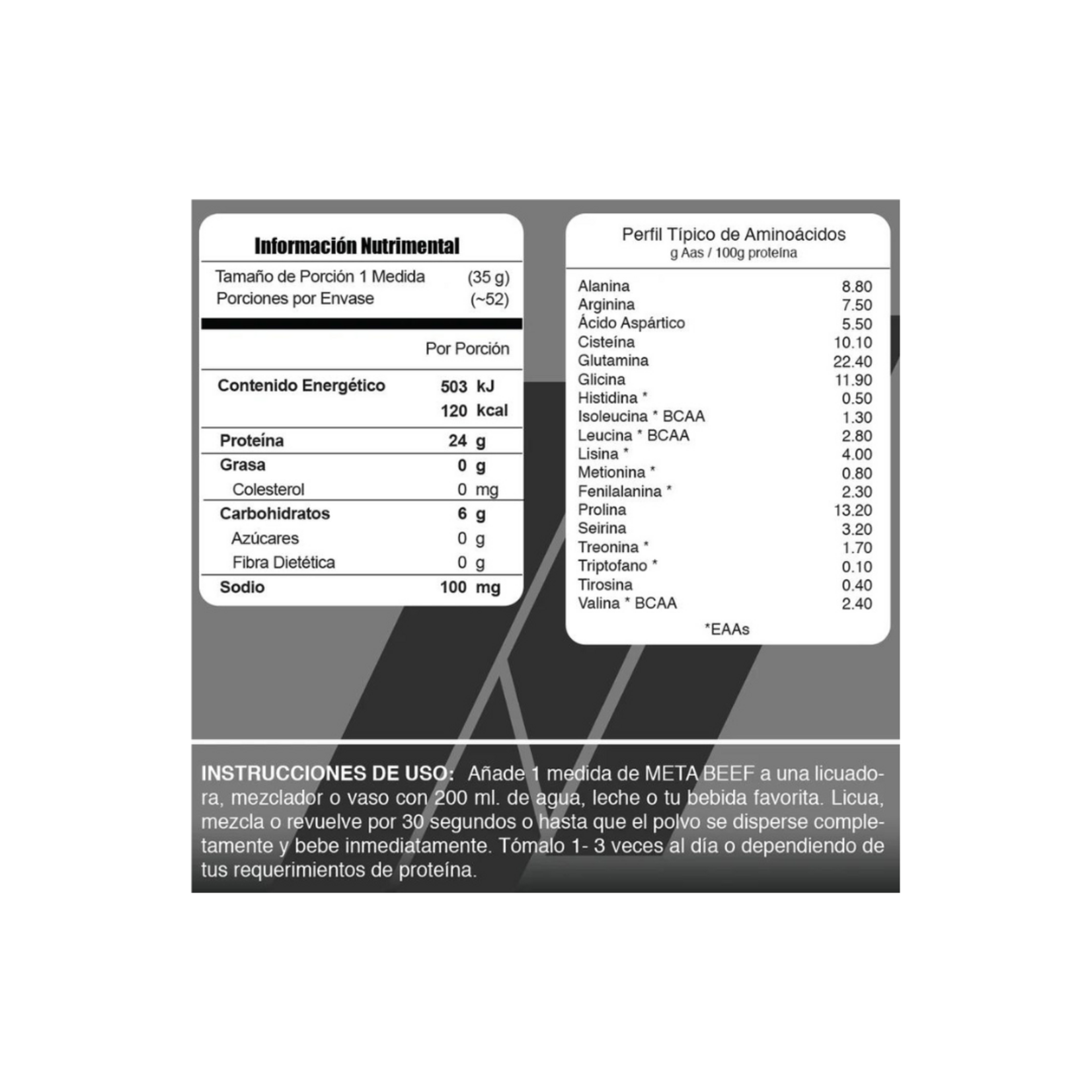 META NUTRITION METABEEF 4LB META NUTRITION