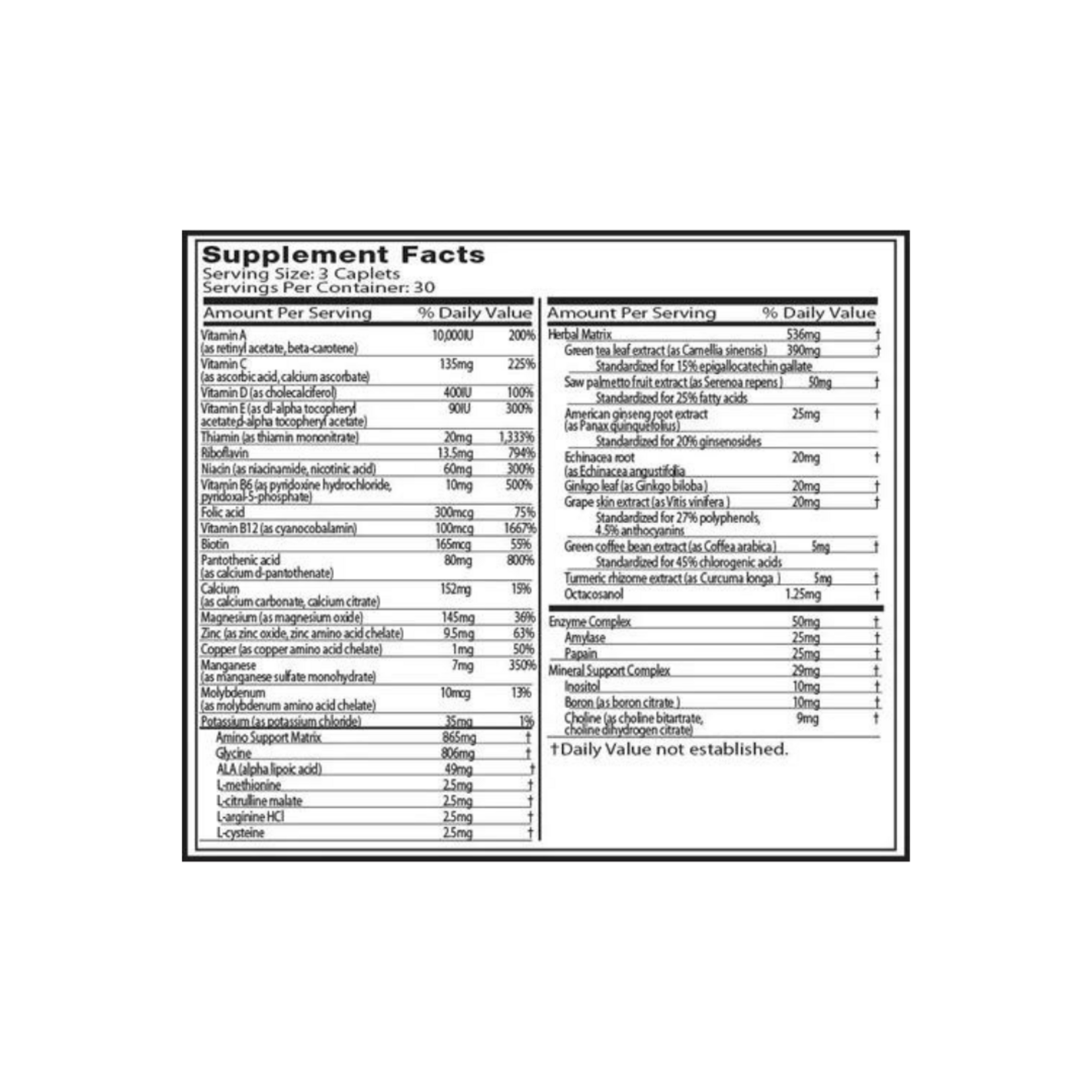 MUSCLE TECH PLATINUM MULTI VITAMIN 90 CTS MUSCLE TECH