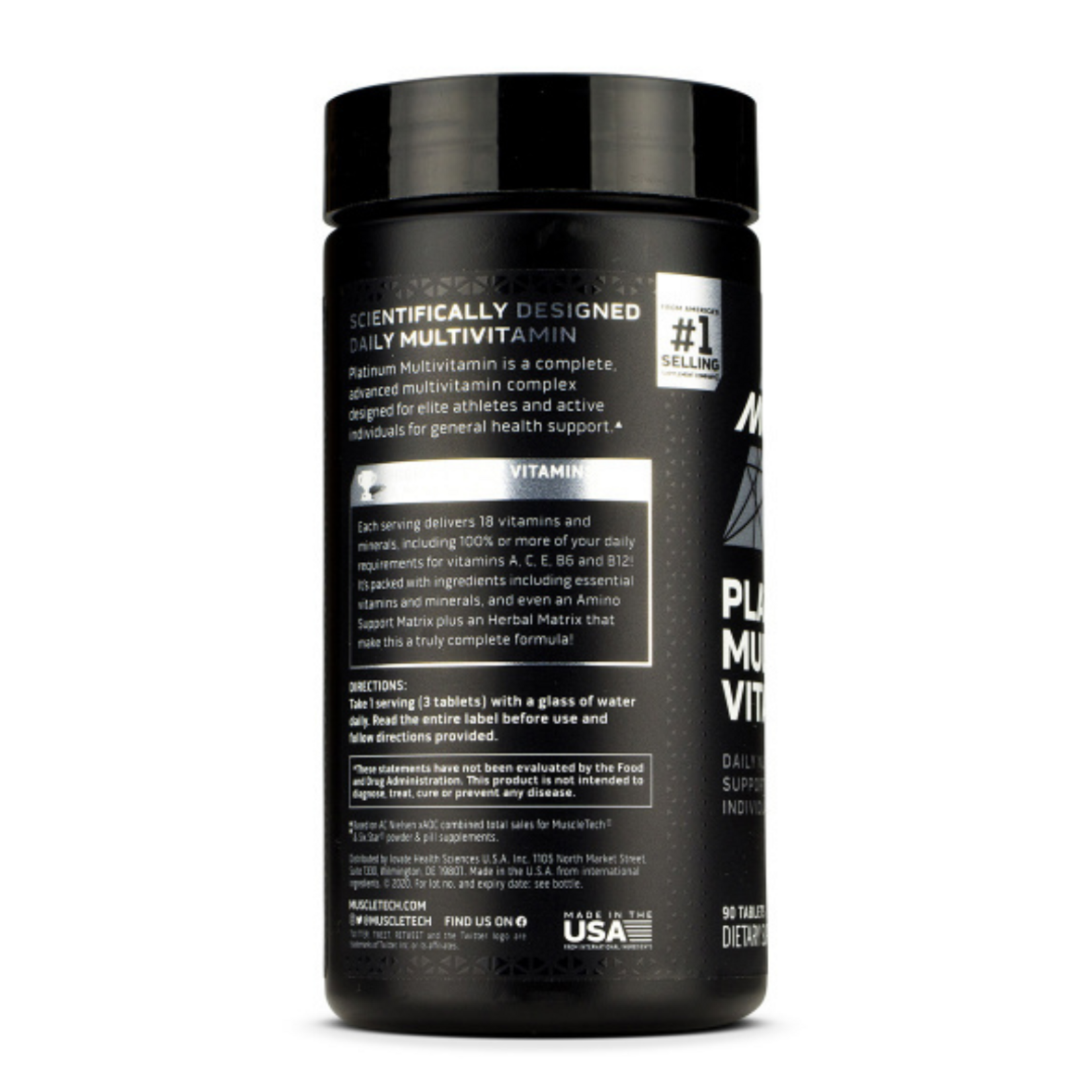 MUSCLE TECH PLATINUM MULTI VITAMIN 90 CTS MUSCLE TECH