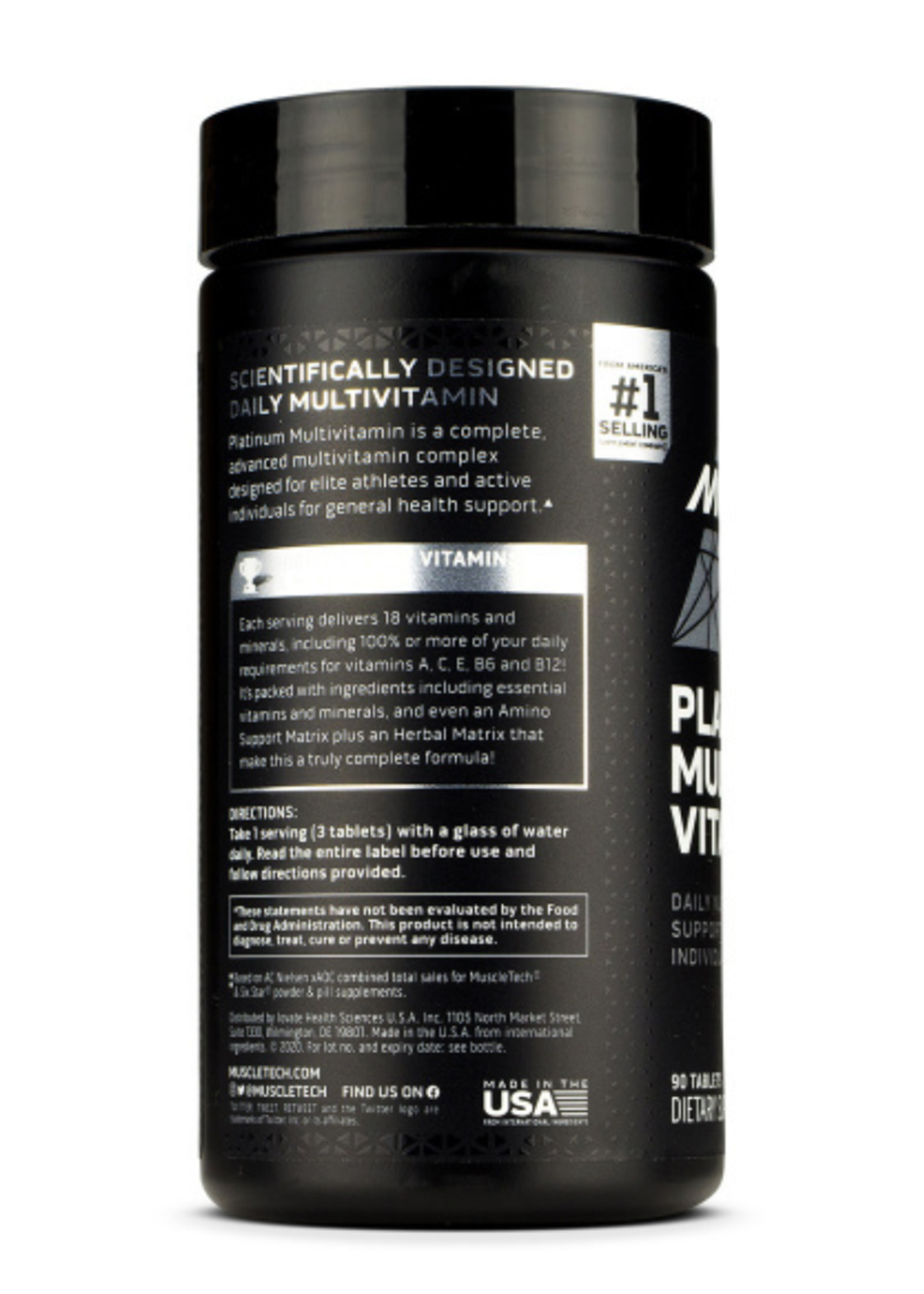 MUSCLE TECH PLATINUM MULTI VITAMIN 90 CTS MUSCLE TECH