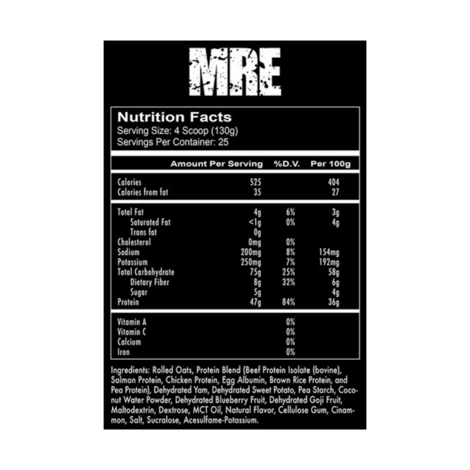 REDCON1 MRE MEAL REPLACEMENT 7.15 REDCON1