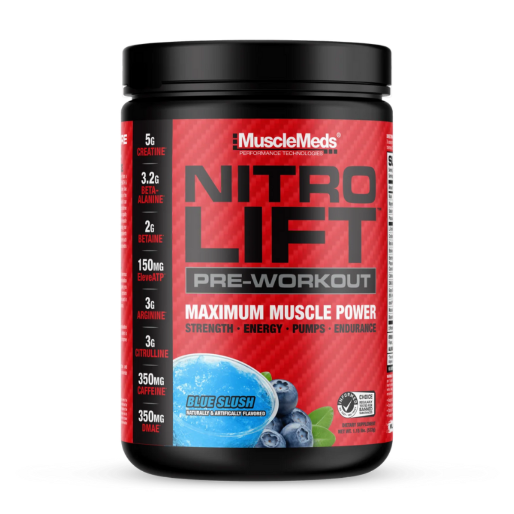 MUSCLE MEDS NITRO LIFT PREWORKOUT 40SV MUSCLE MEDS