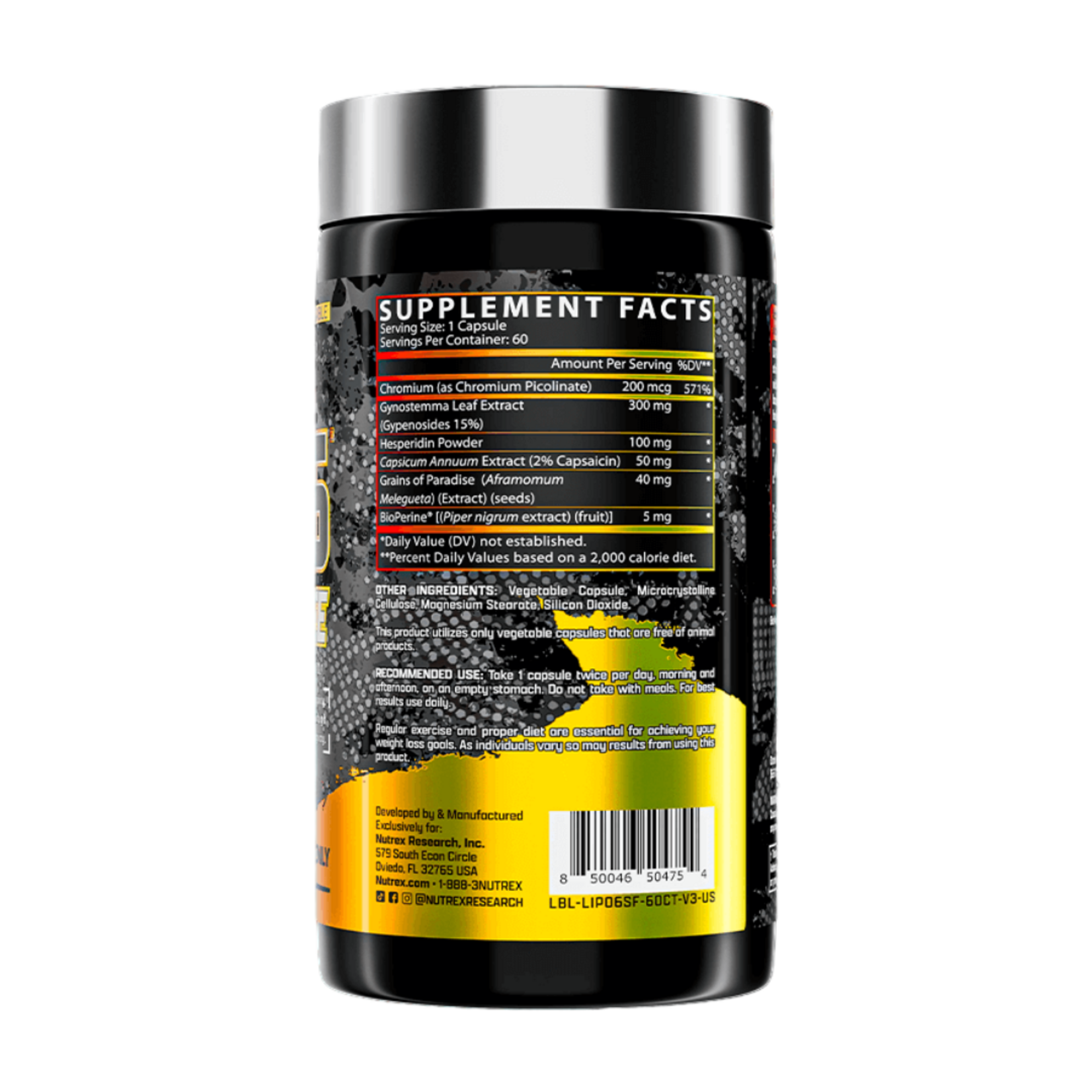 NUTREX LIPO 6 STIM FREE NUTREX 60 CAPS