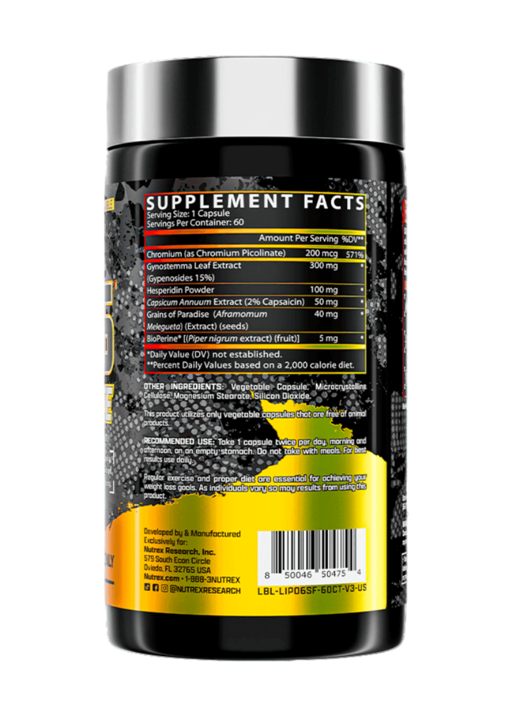 NUTREX LIPO 6 STIM FREE NUTREX 60 CAPS