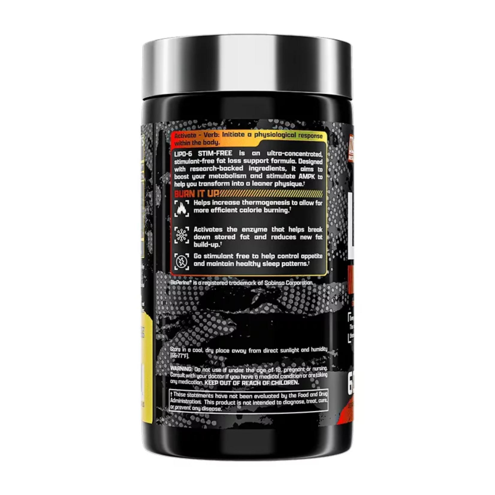 NUTREX LIPO 6 STIM FREE NUTREX 60 CAPS