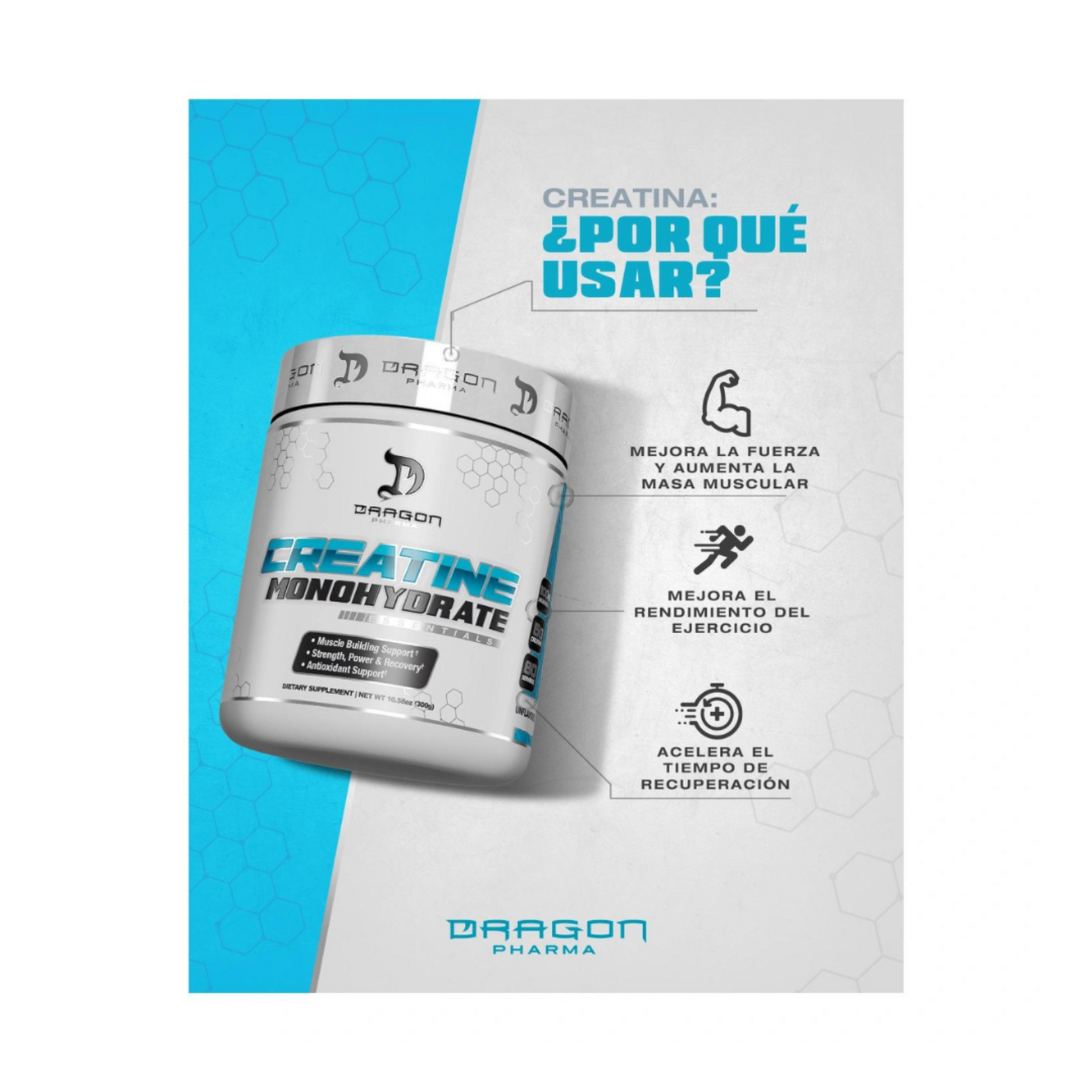 DRAGON PHARMA CREATINA 1KG DRAGON PHARMA