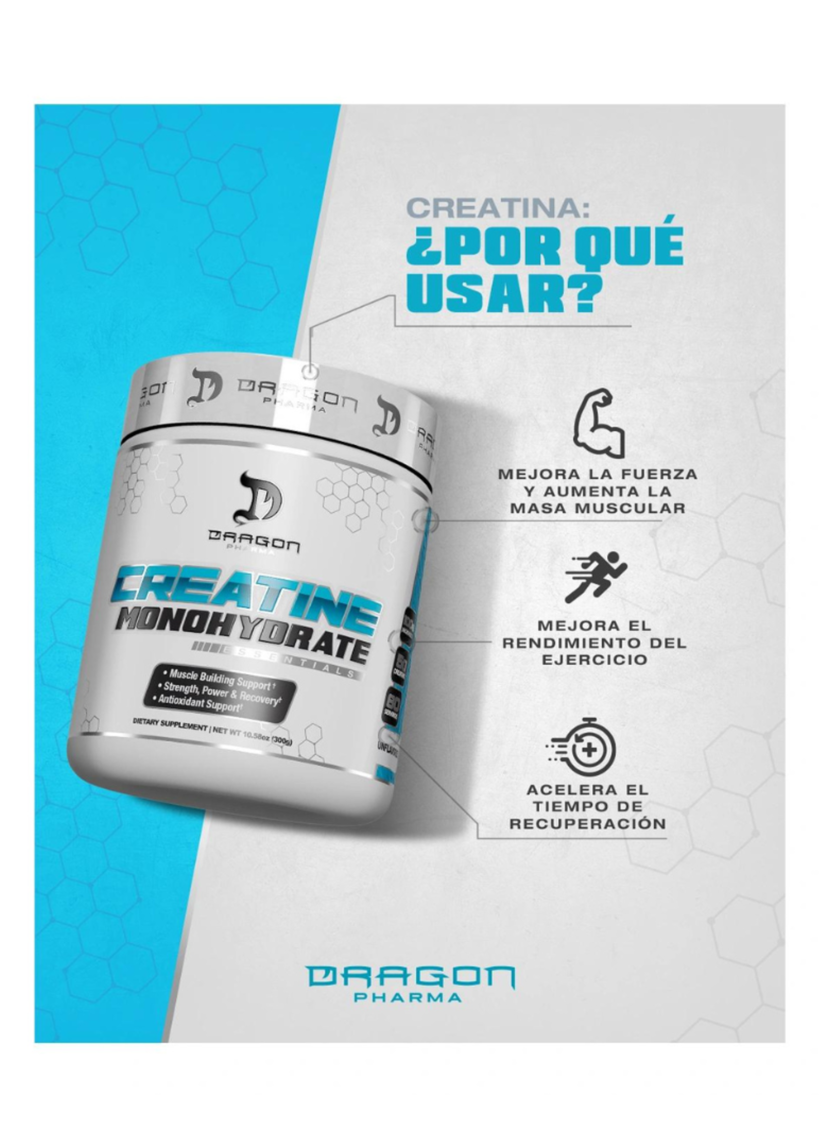 DRAGON PHARMA CREATINE 1KG DRAGON PHARMA