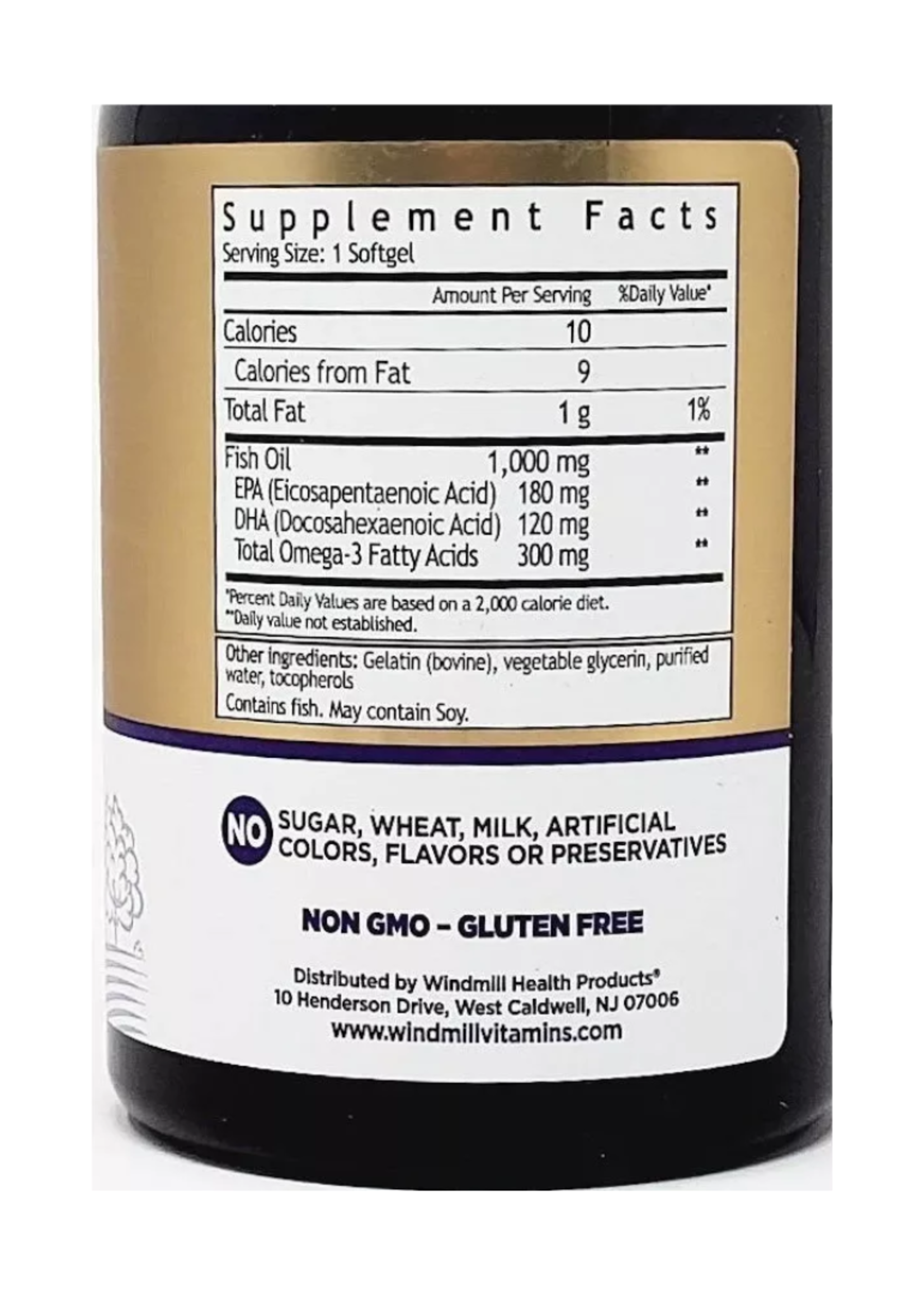 WINDMILL OMEGA 3 WINDMILL 1000MG 60 SOFTGELS