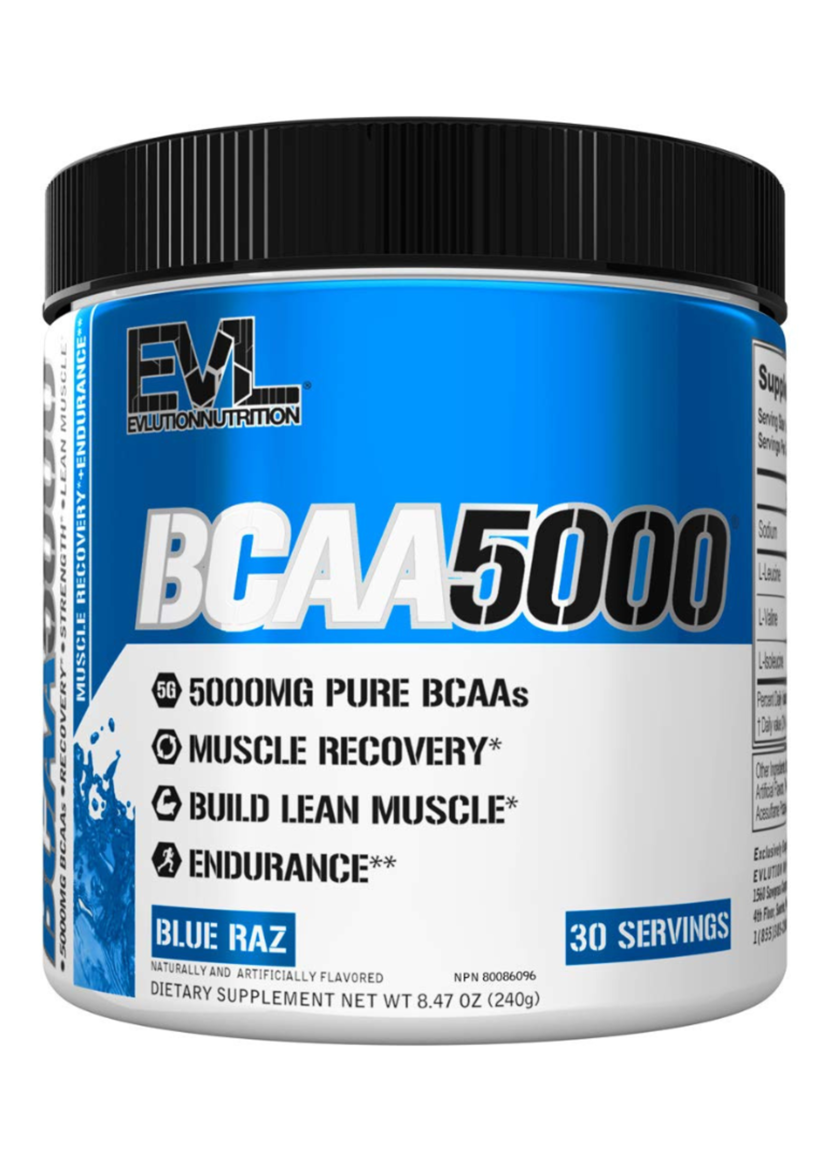 EVL NUTRITION BCAA 5000 30SV EVL