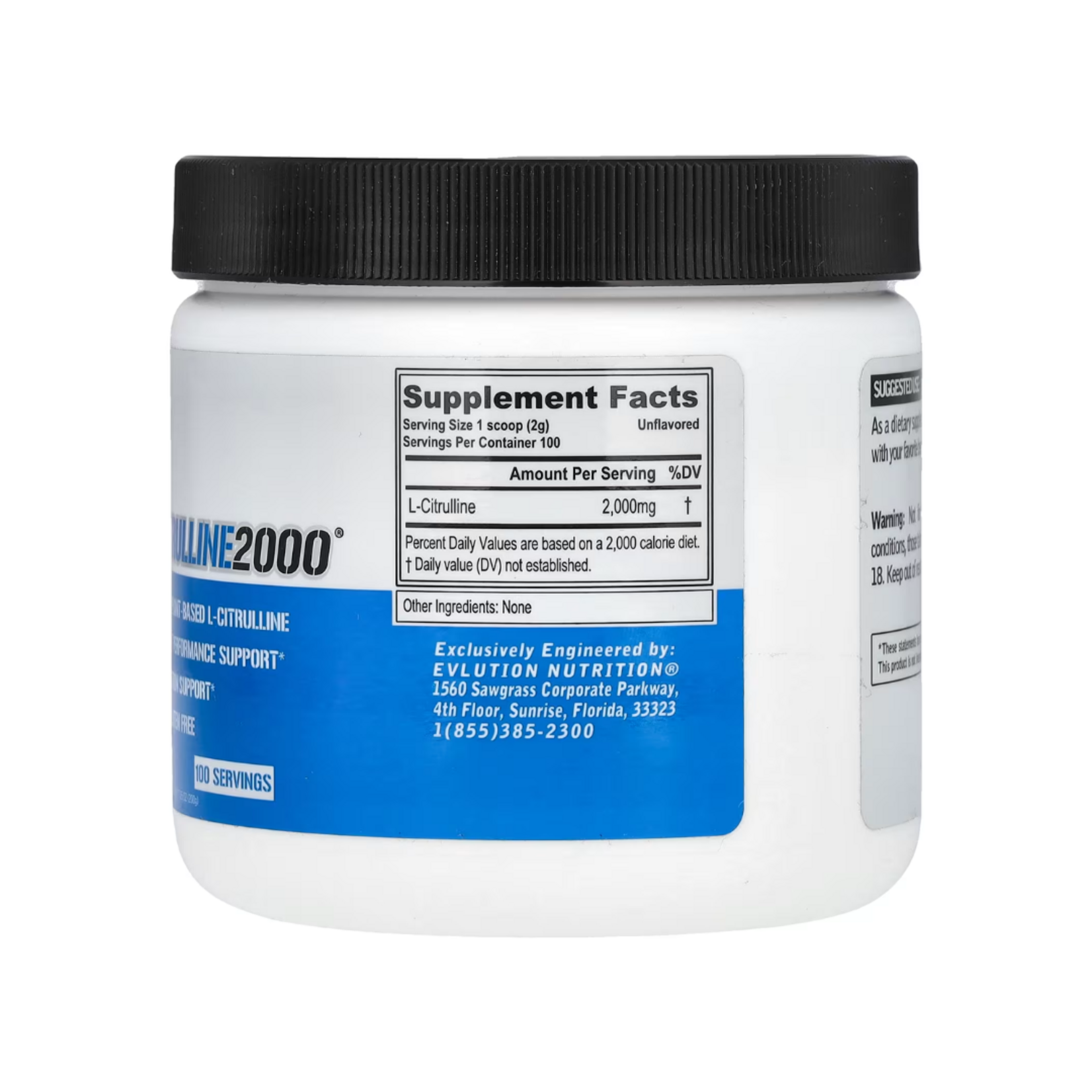 EVL NUTRITION CITRULINA EVL NUTRITION 100SV