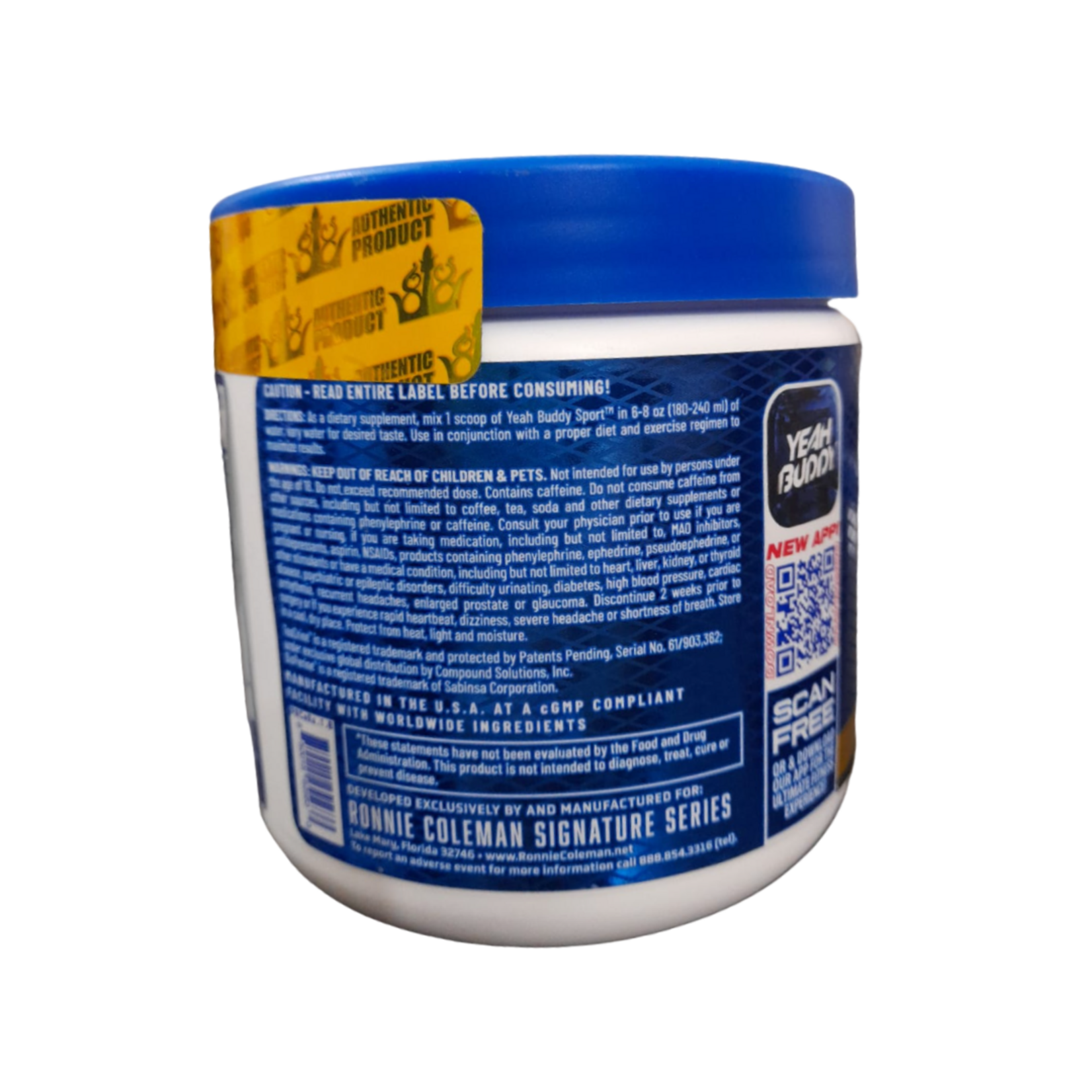 RONNIE COLEMAN YEAH BUDDY SPORT RONNIE COLEMAN 30SV