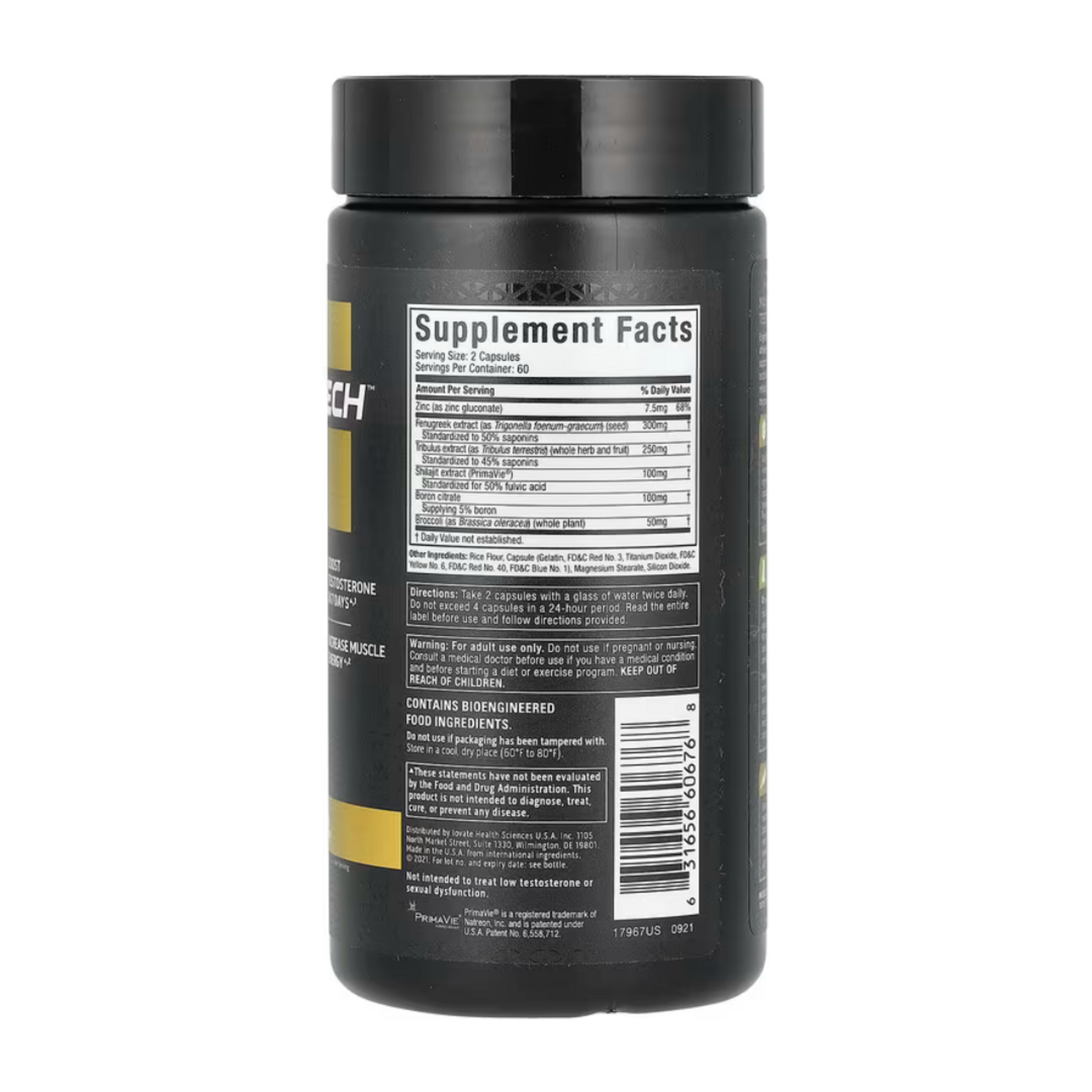 MUSCLE TECH ALPHA TEST MUSCLE TECH 120CAPS