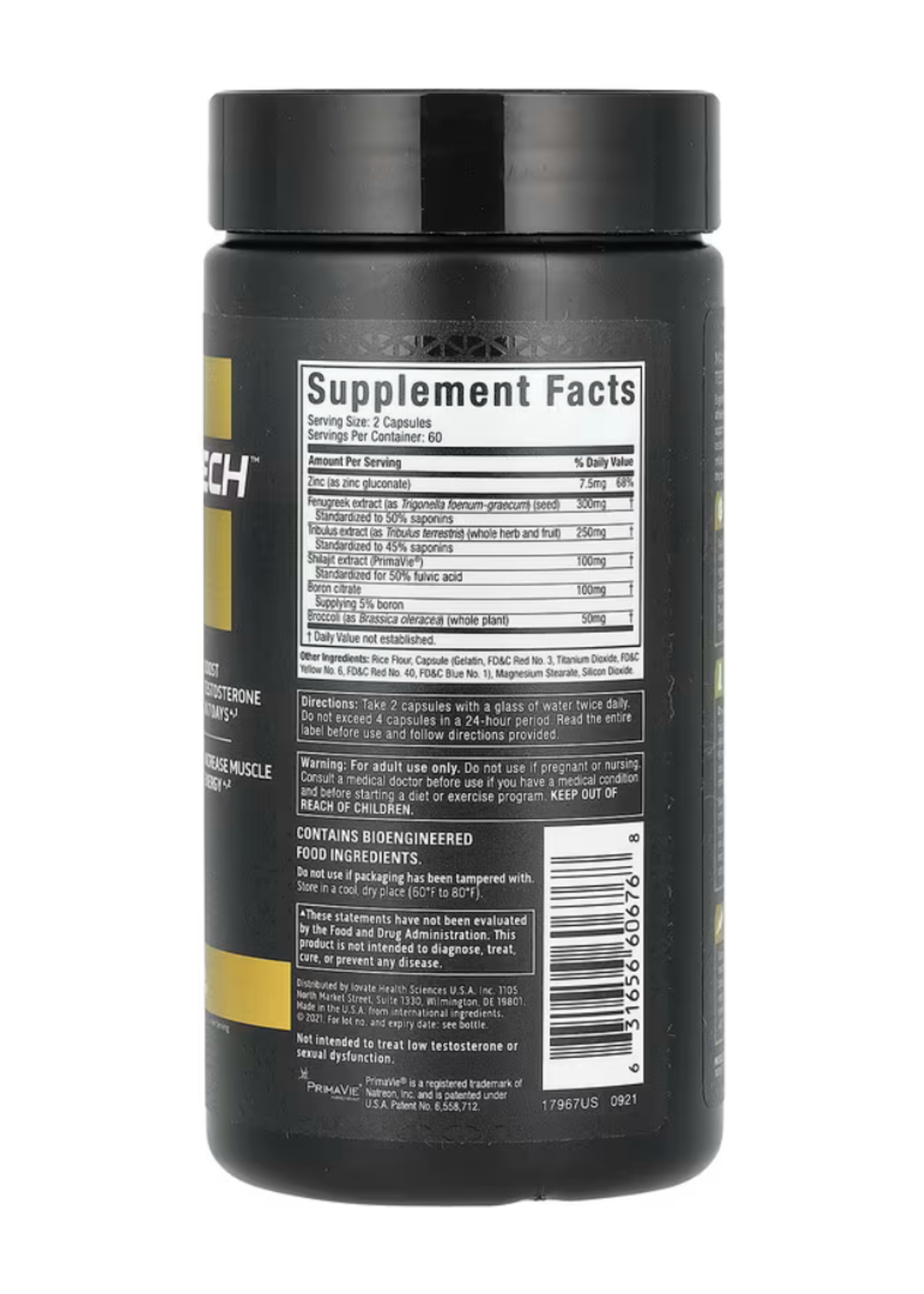 MUSCLE TECH ALPHA TEST MUSCLE TECH 120CAPS