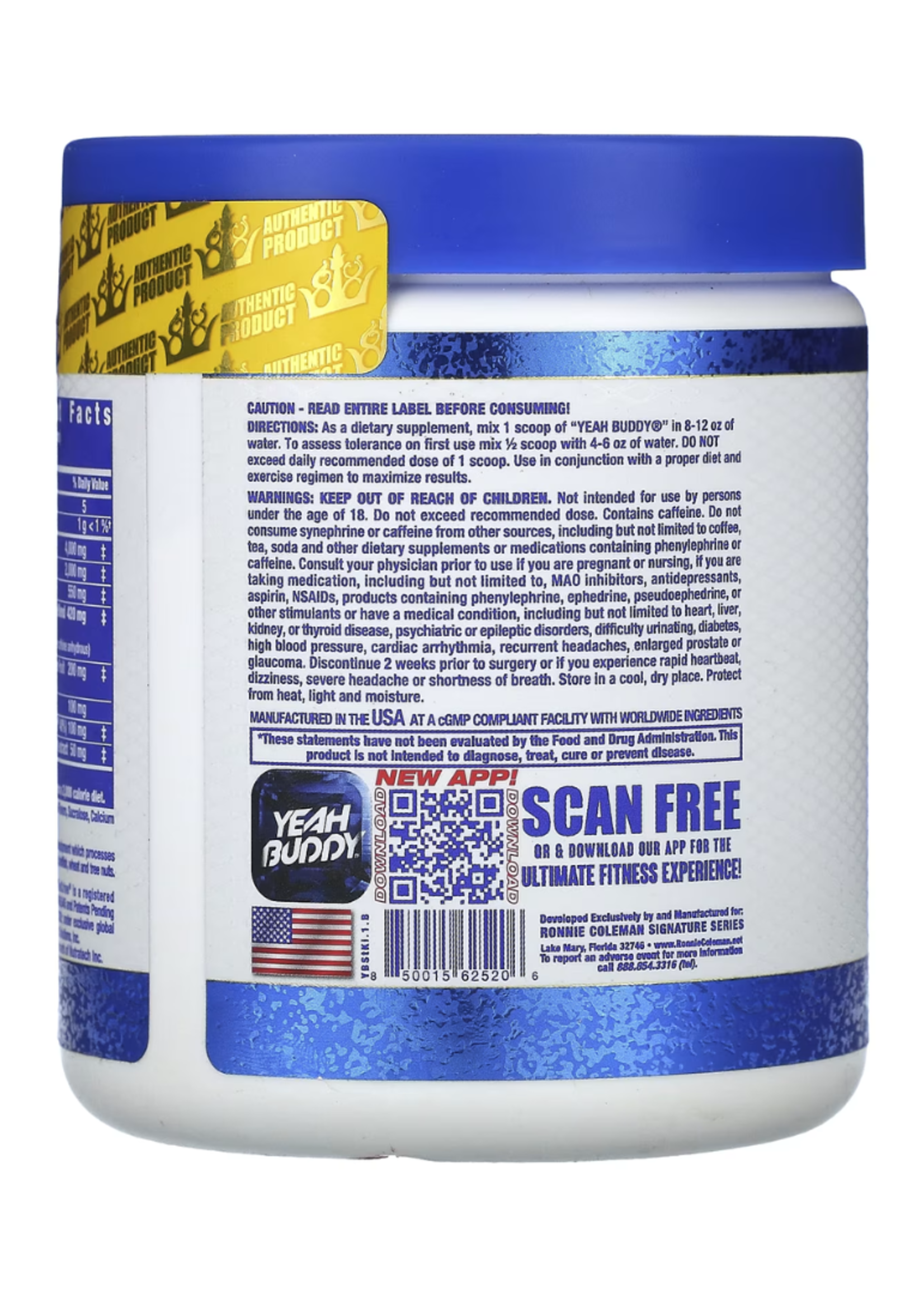 RONNIE COLEMAN YEAH BUDDY ORIGINAL RONNIE COLEMAN 30SV