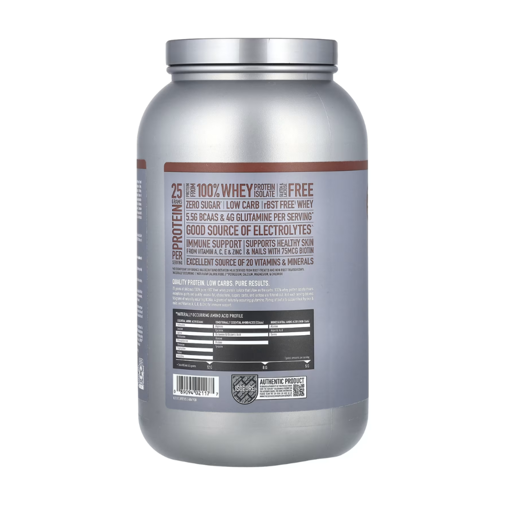 NATURE BEST ISOPURE LOW CARB NATURE BEST 3LB