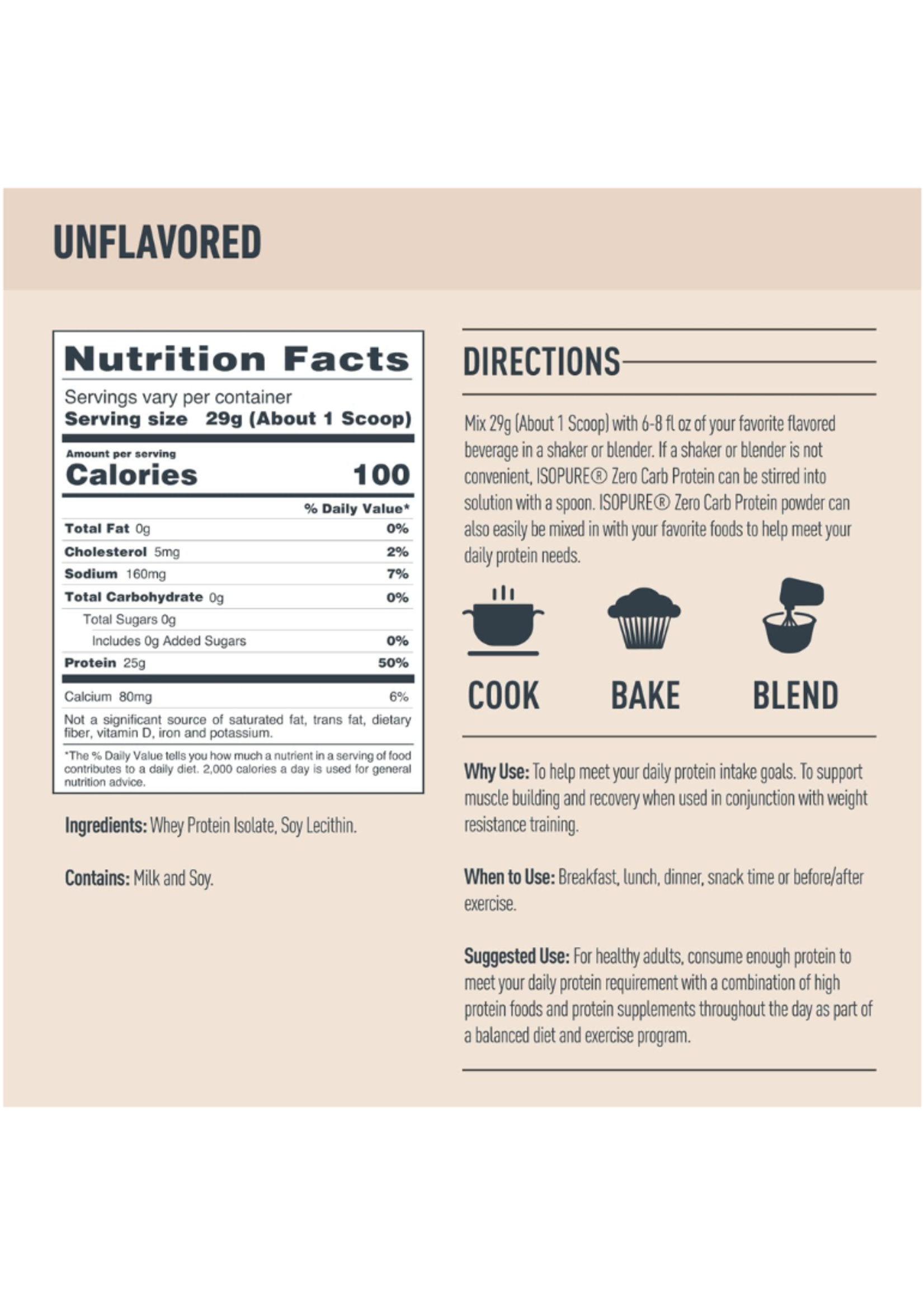 NATURE BEST ISOPURE WHEY PROTEIN 3LBS NATURE BEST