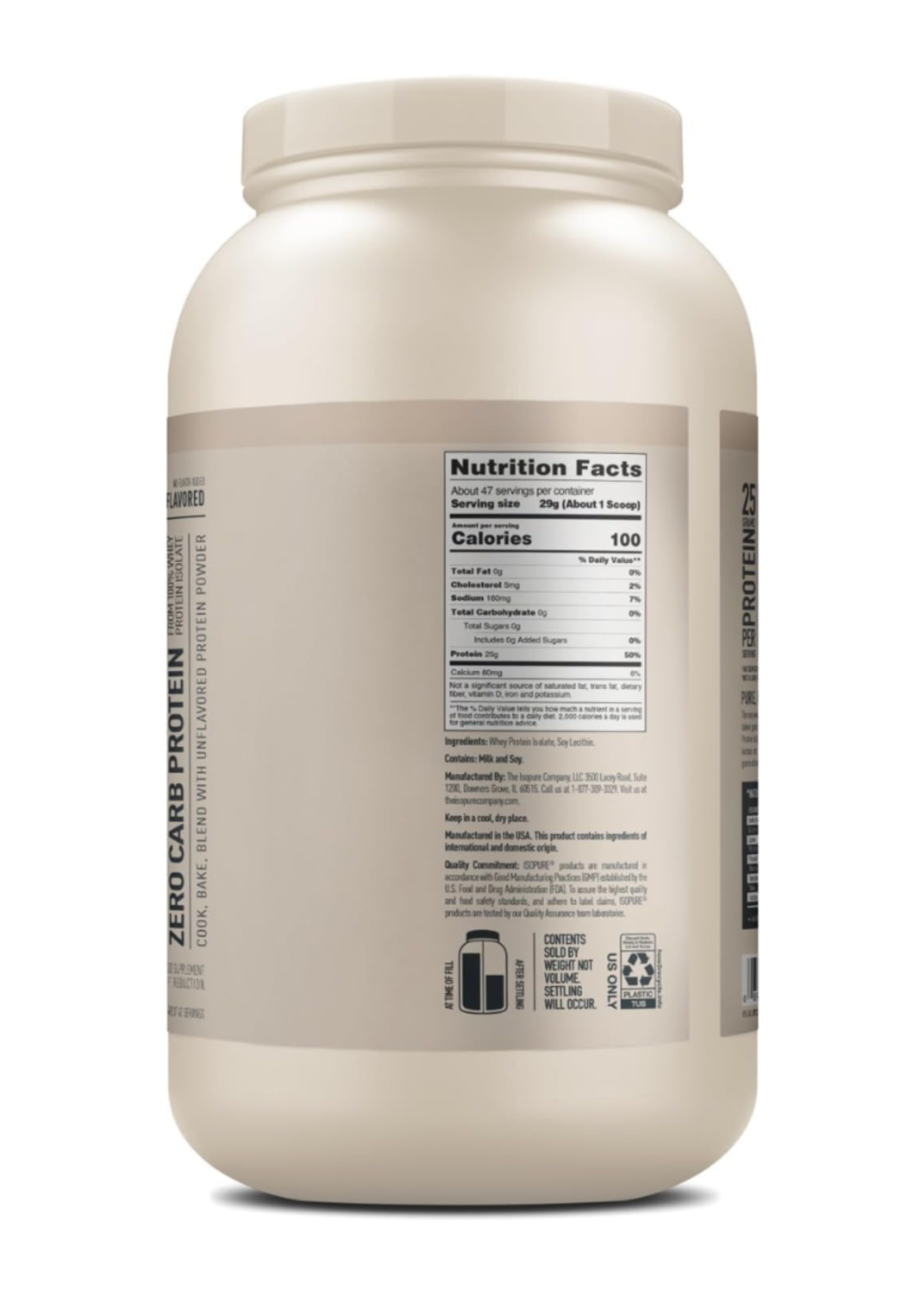 NATURE BEST ISOPURE WHEY PROTEIN 3LBS NATURE BEST