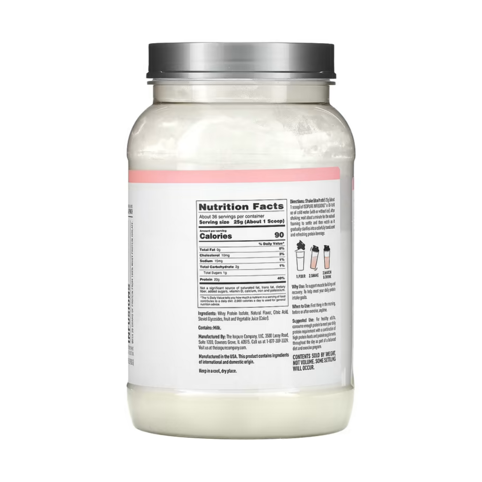 ISOPURE ISOPURE INFUSIONS 1.98LB NATURE BEST