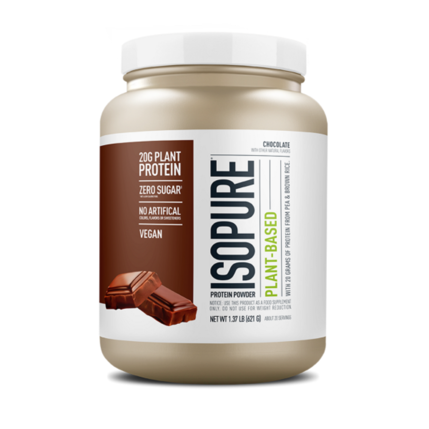 ISOPURE ISOPURE PLANT BASED 1.37LB NATURE BEST
