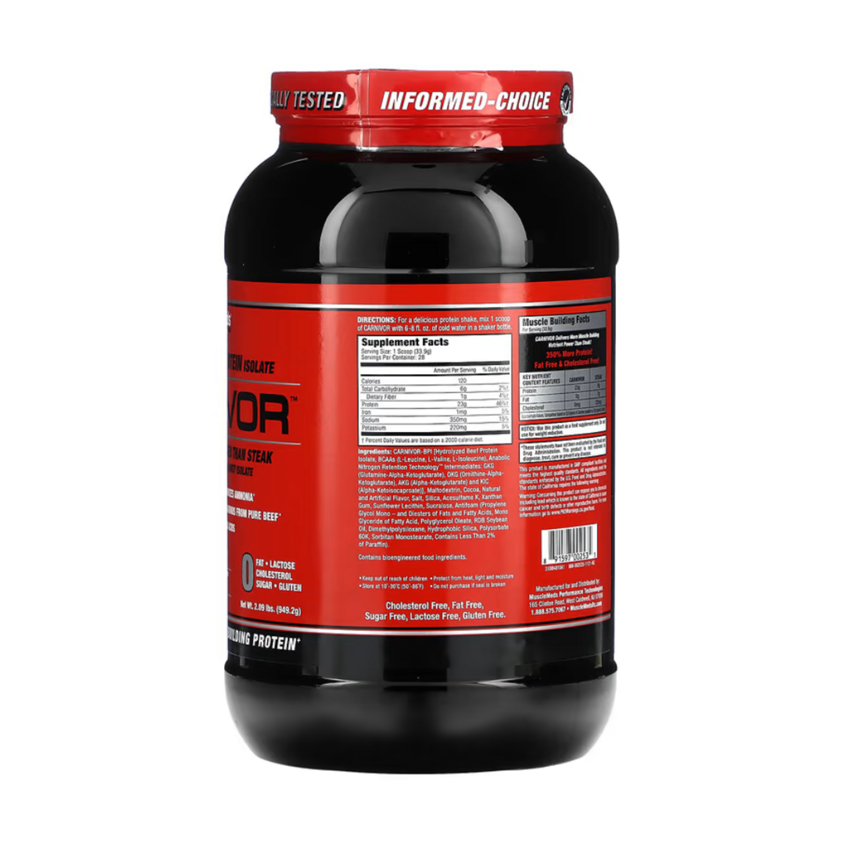 MUSCLE MEDS CARNIVOR PROTEINA MUSCLE MEDS 2LB