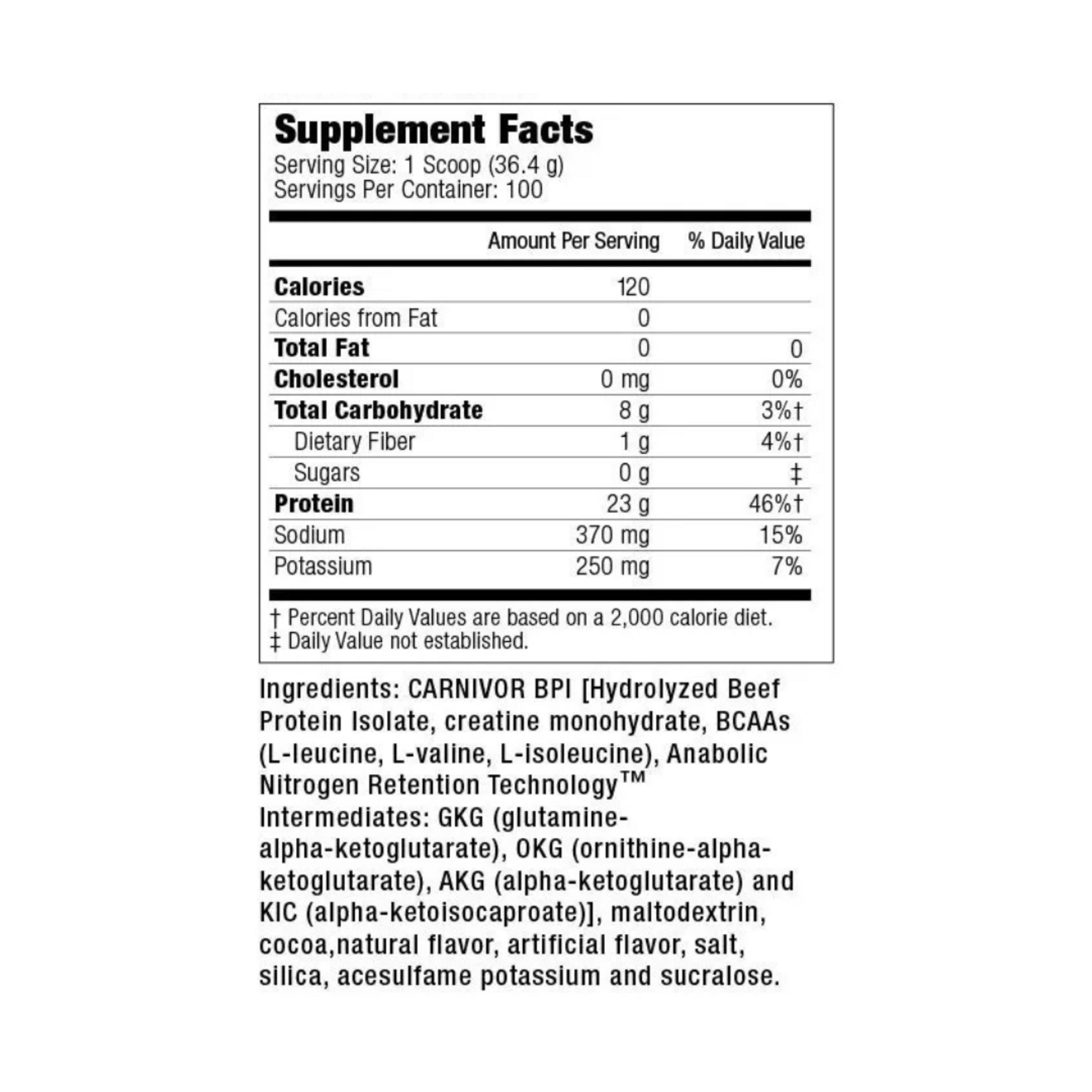 MUSCLE MEDS CARNIVOR BAG MUSCLE MEDS 7LB