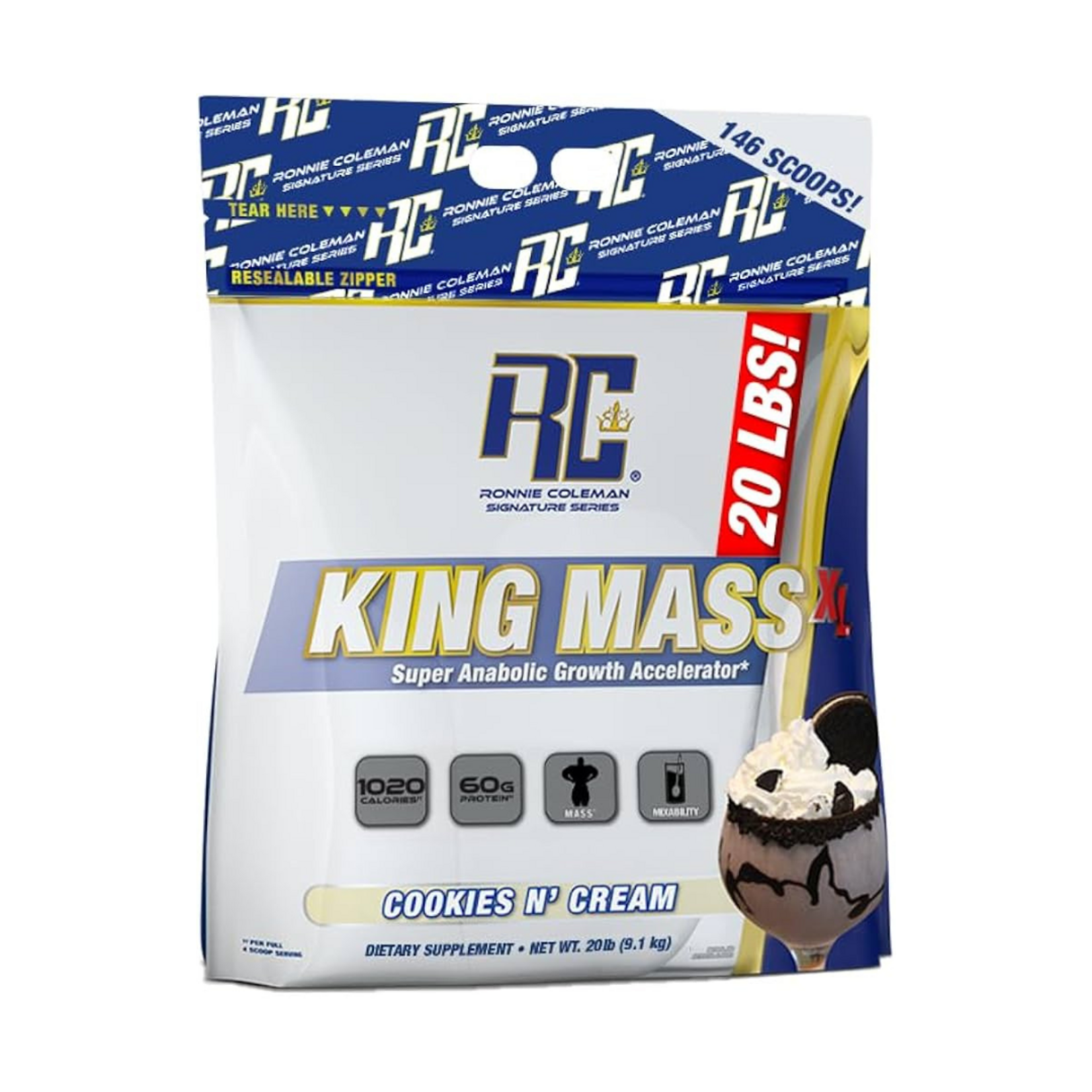 RONNIE COLEMAN KING MASS XL BAG 20LB RONNIE COLEMAN