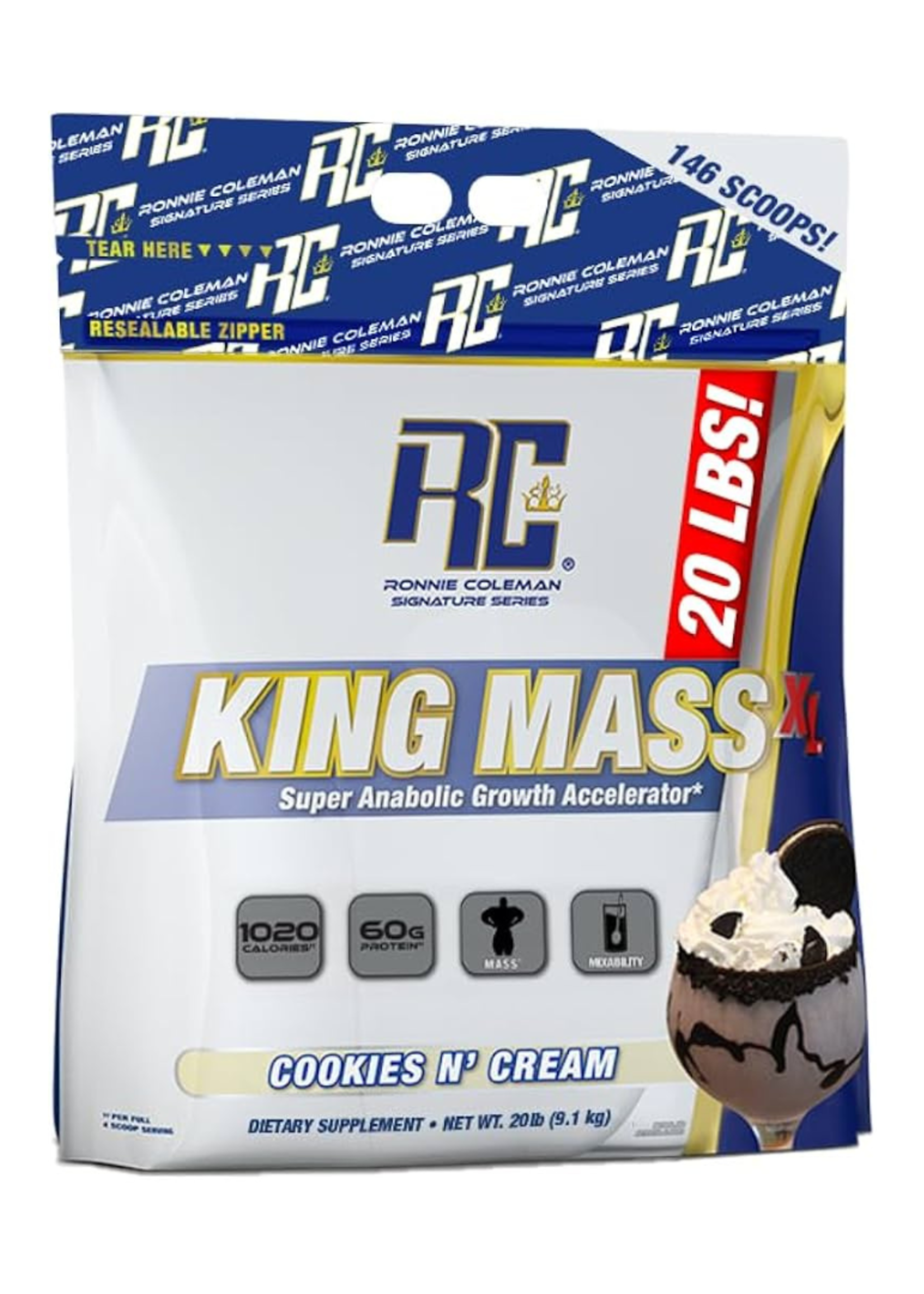 RONNIE COLEMAN KING MASS XL BAG 20LB RONNIE COLEMAN