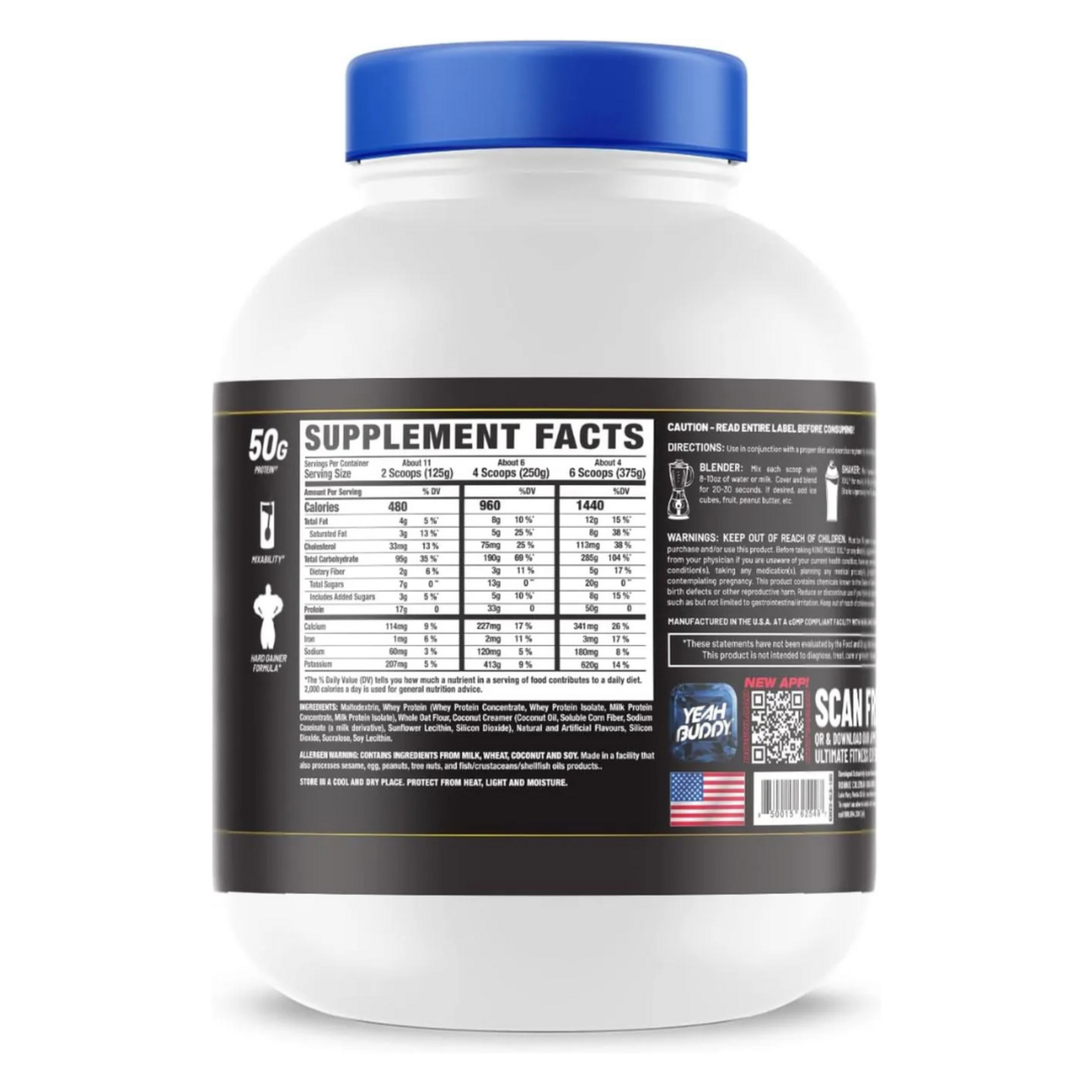 RONNIE COLEMAN KING MASS XXL 6LB RONNIE COLEMAN