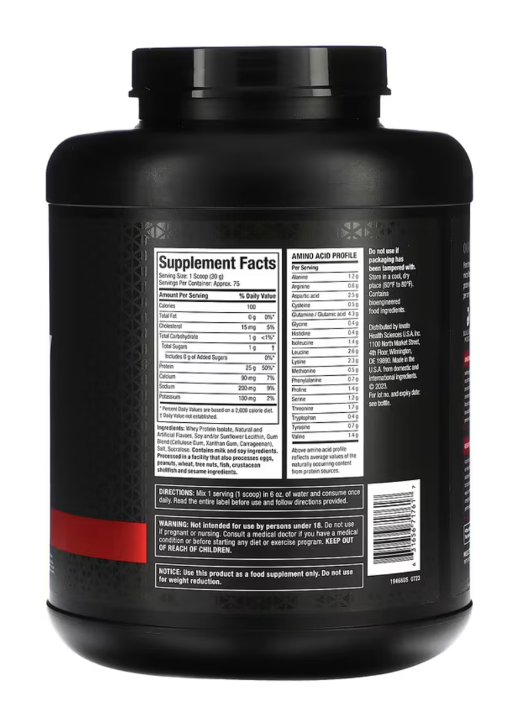 MUSCLE TECH ISO WHEY 5LB MUSCLETECH