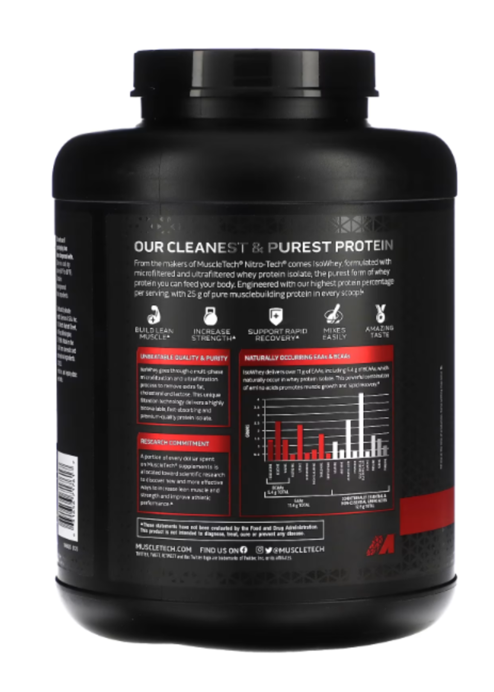 MUSCLE TECH ISO WHEY 5LB MUSCLETECH