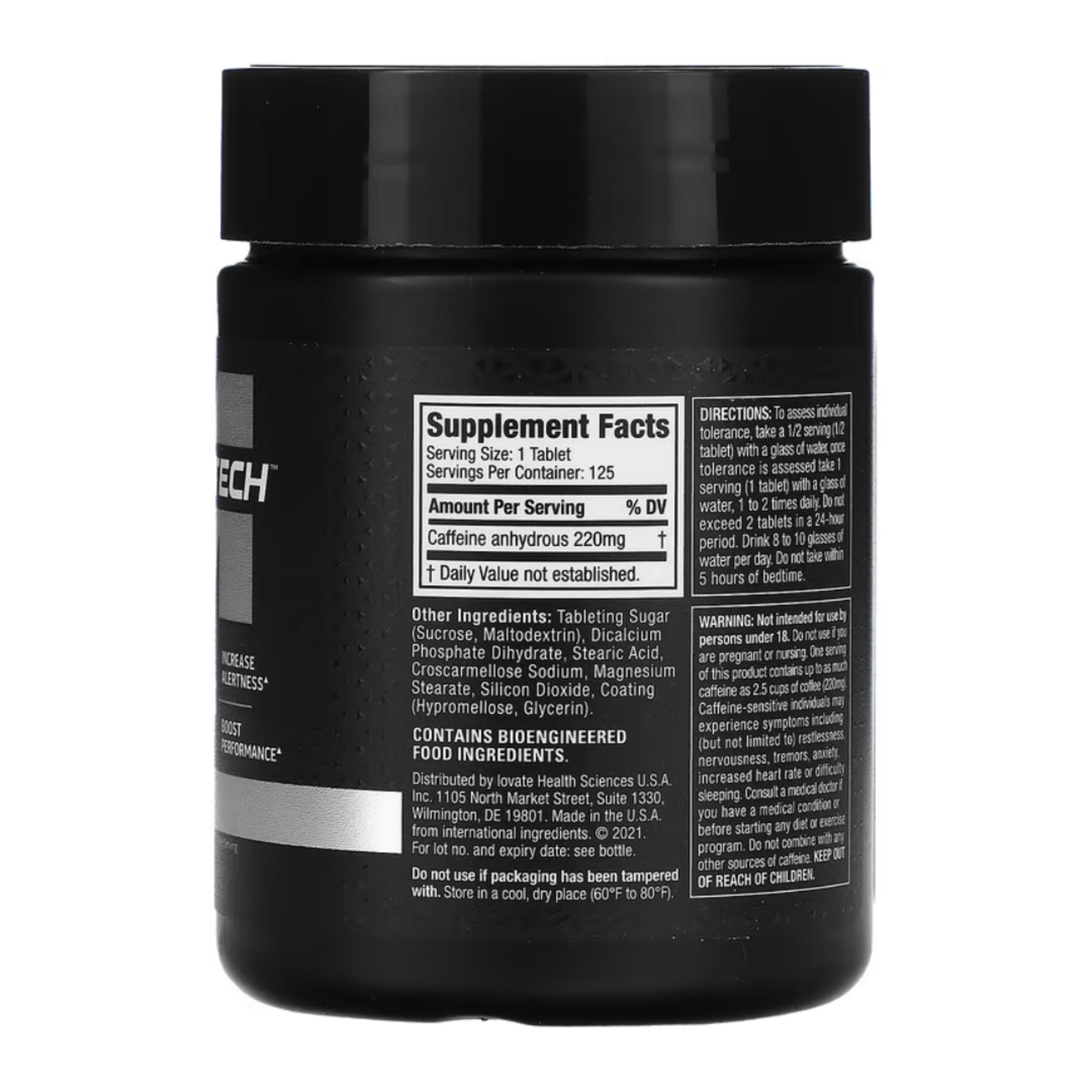 MUSCLE TECH CAFEINA PLATINUM 125TABS MUSCLE TECH