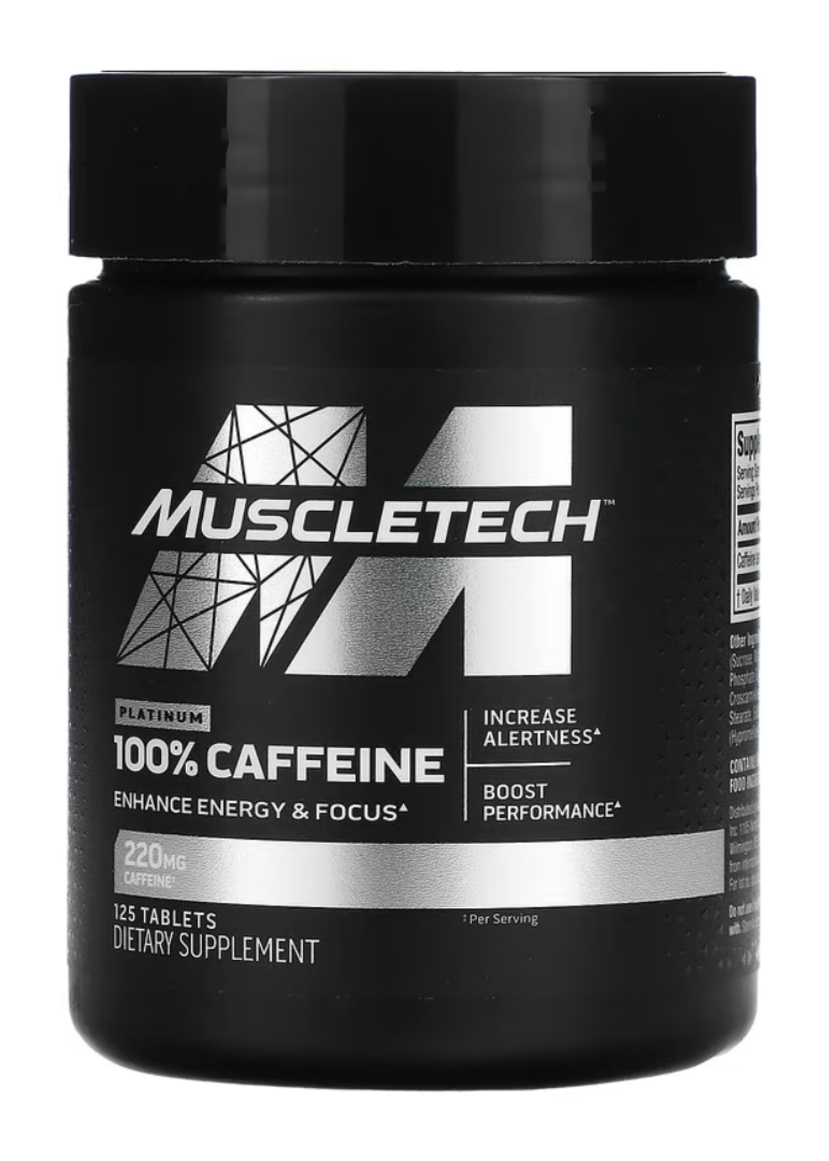 MUSCLE TECH CAFEINA PLATINUM 125TABS MUSCLE TECH