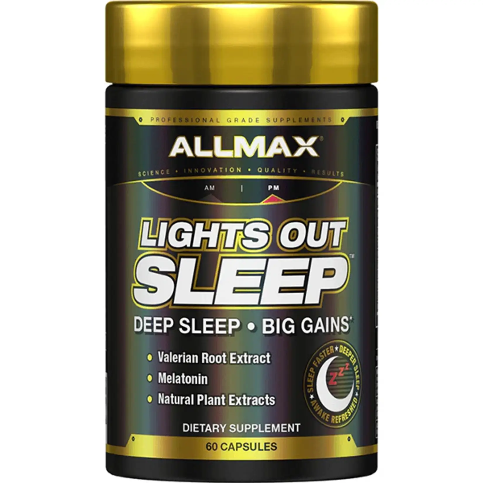 ALLMAX MELATONINA LIGHTS OUT SLEEP ALLMAX 60CAPS