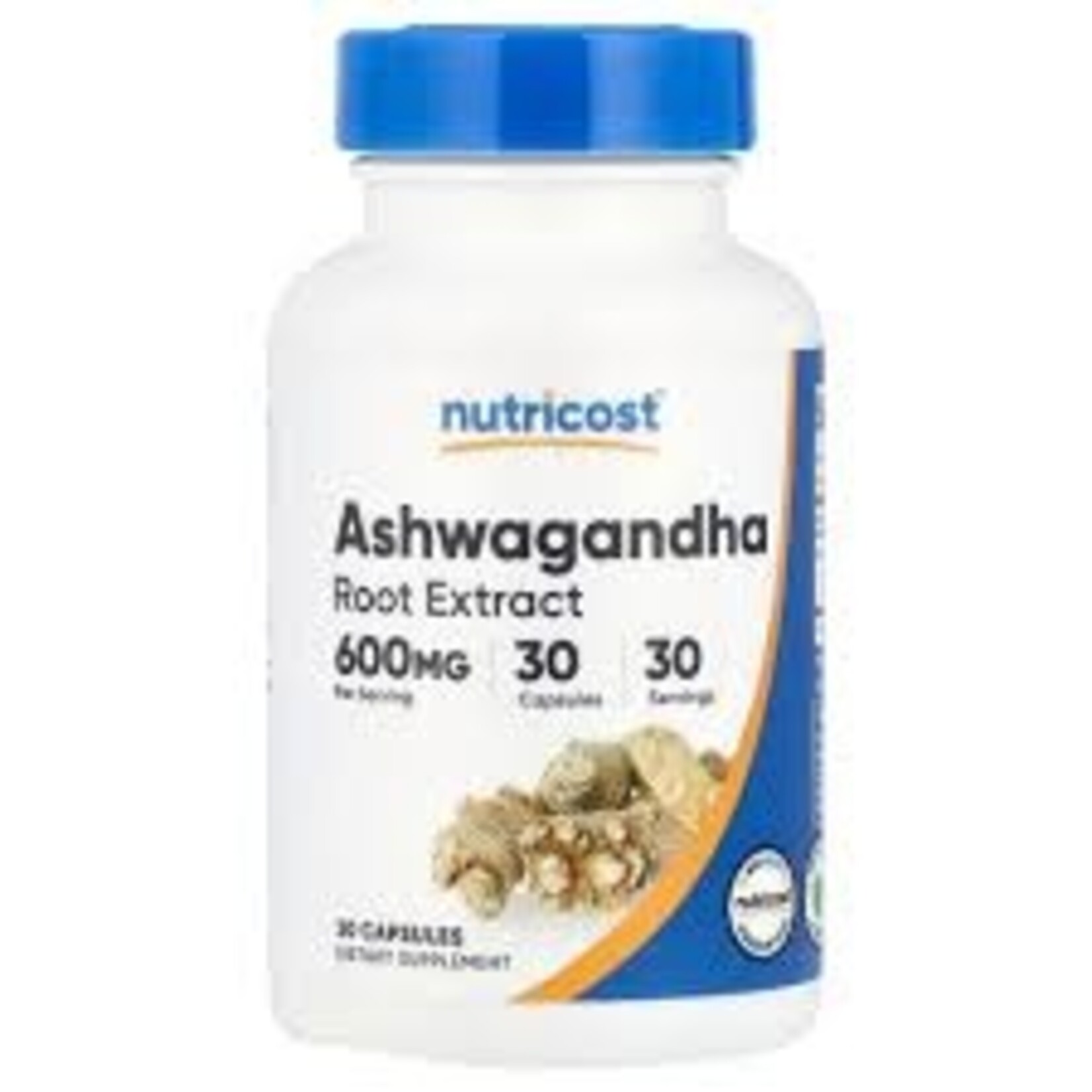 NUTRICOST ASHWAGANDHA ROOT 600MG NUTRICOST 120CAPS
