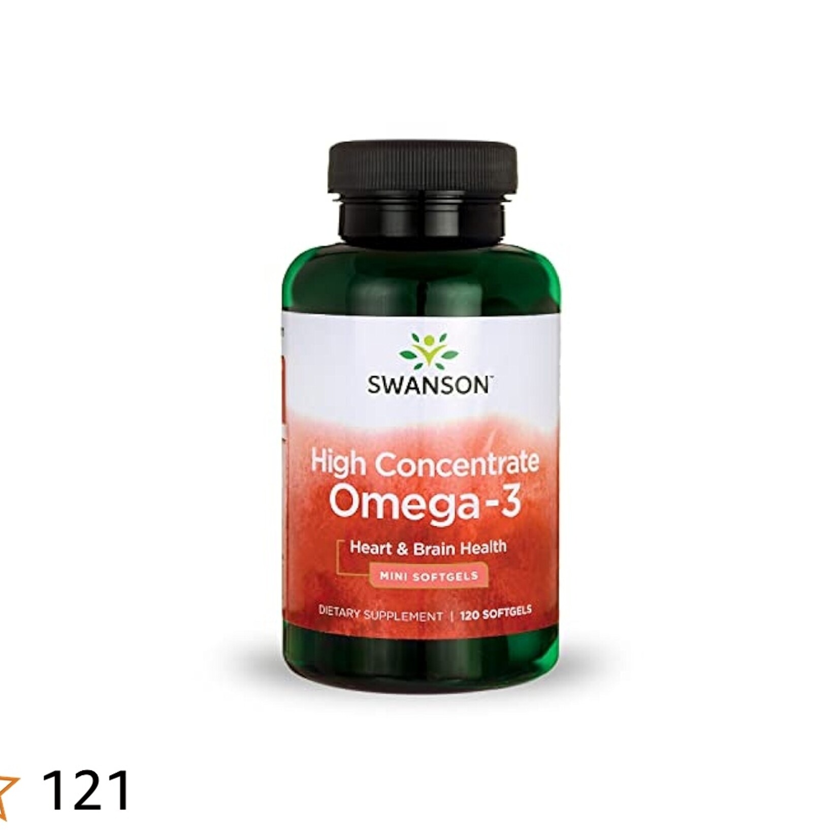 SWANSON OFERTA OMEGA 3 HIGH CONCENTRATE SWANSON 120CAPS