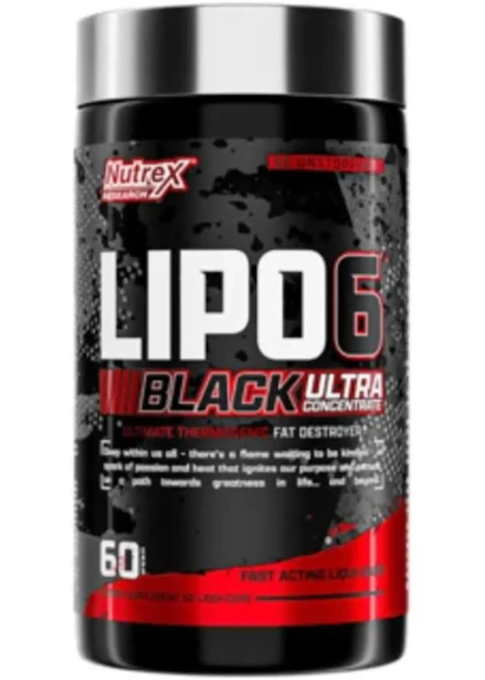 NUTREX LIPO 6 BLACK ROJO NUTREX 120 CAPS