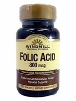 WINDMILL ACID FOLIC 800 MCG WINDMILL 100 CAPS
