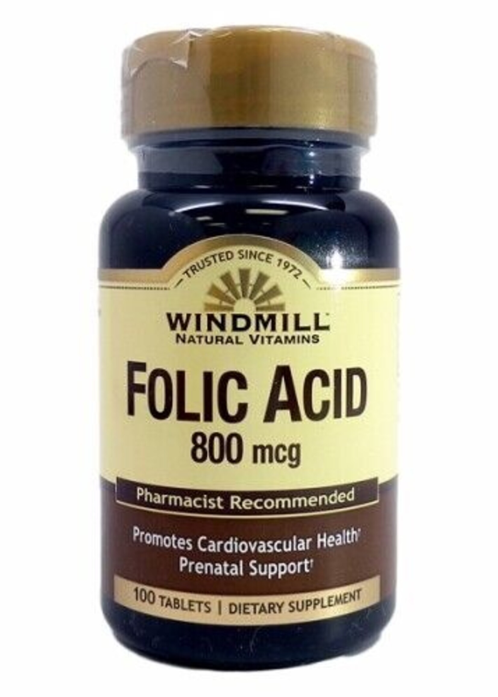 WINDMILL ACID FOLIC 800 MCG WINDMILL 100 CAPS