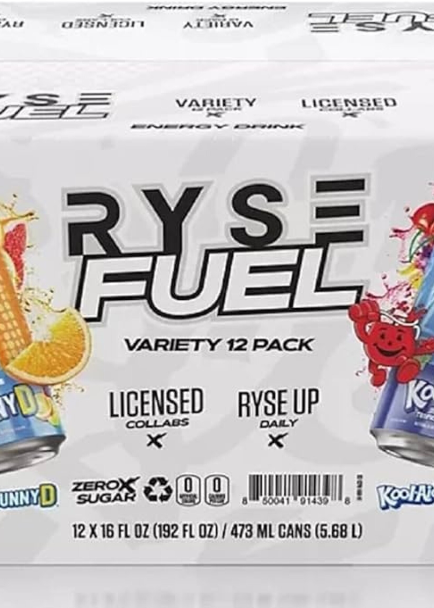 RYSE RYSE FUEL ENERGY DRINK 16 OZ/12 PACK