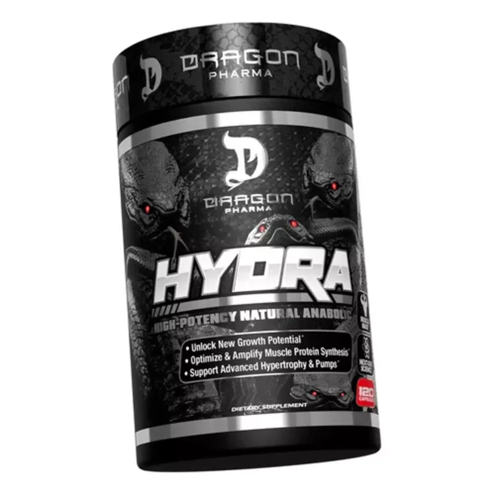 DRAGON PHARMA HYDRA HIGH POTENCY NATURAL ANABOLIC DRAGON PHARMA 120CAP