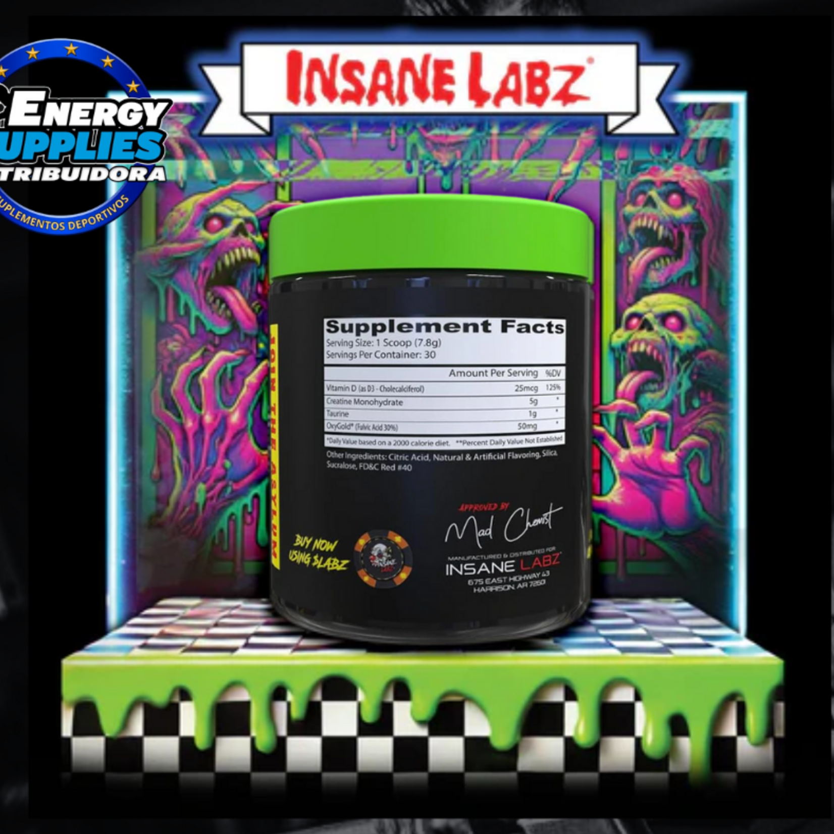 INSANE LABZ CREATINE CRAIG INSANE LABZ 30SV