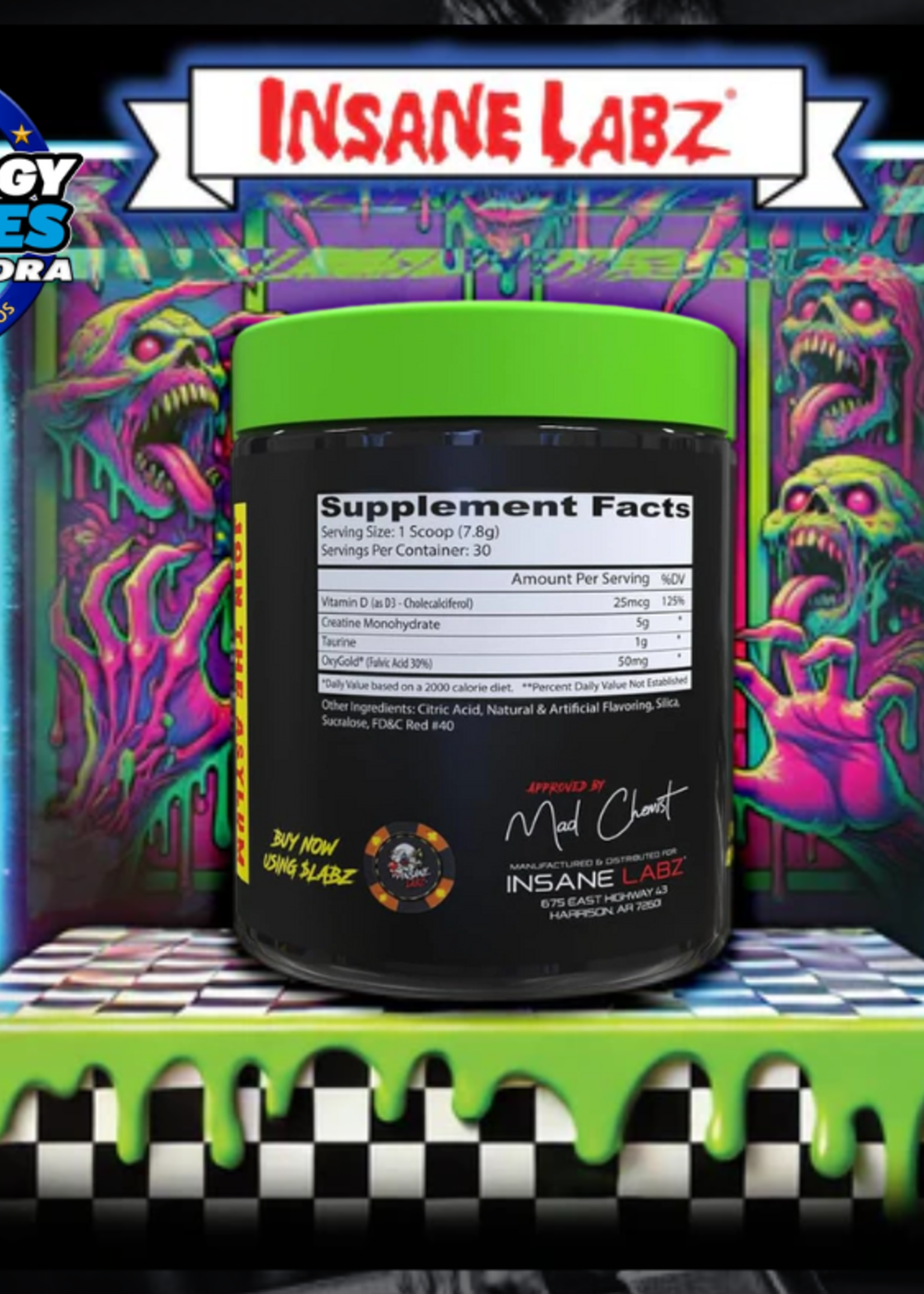 INSANE LABZ CREATINE CRAIG INSANE LABZ 30SV
