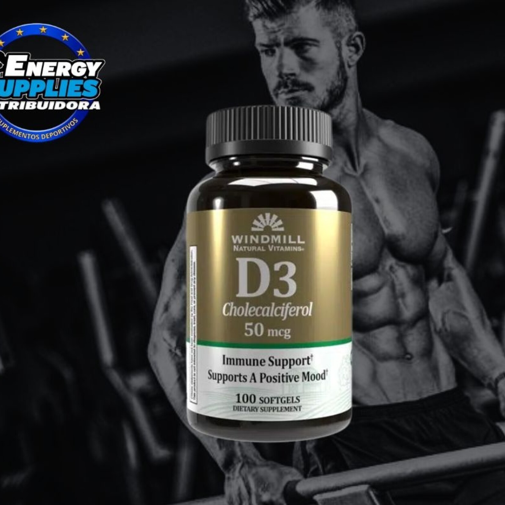 WINDMILL VITAMIN D3 WINDMILL 1000 IU 25 MCG 100 TABS