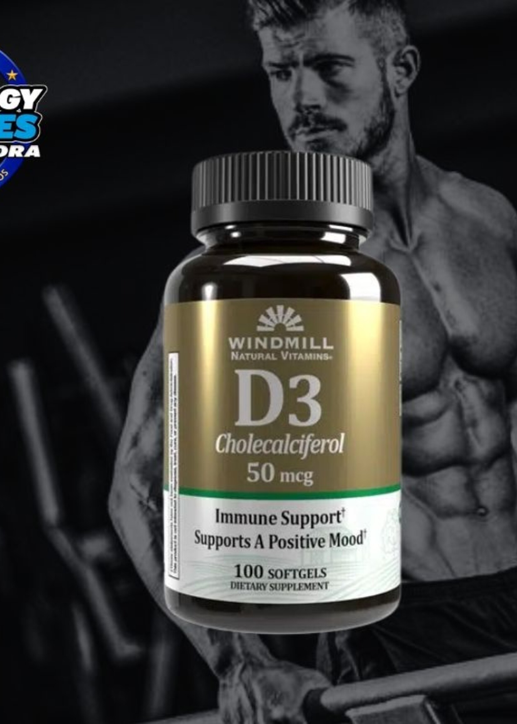 WINDMILL VITAMIN D3 WINDMILL 1000 IU 25 MCG 100 TABS