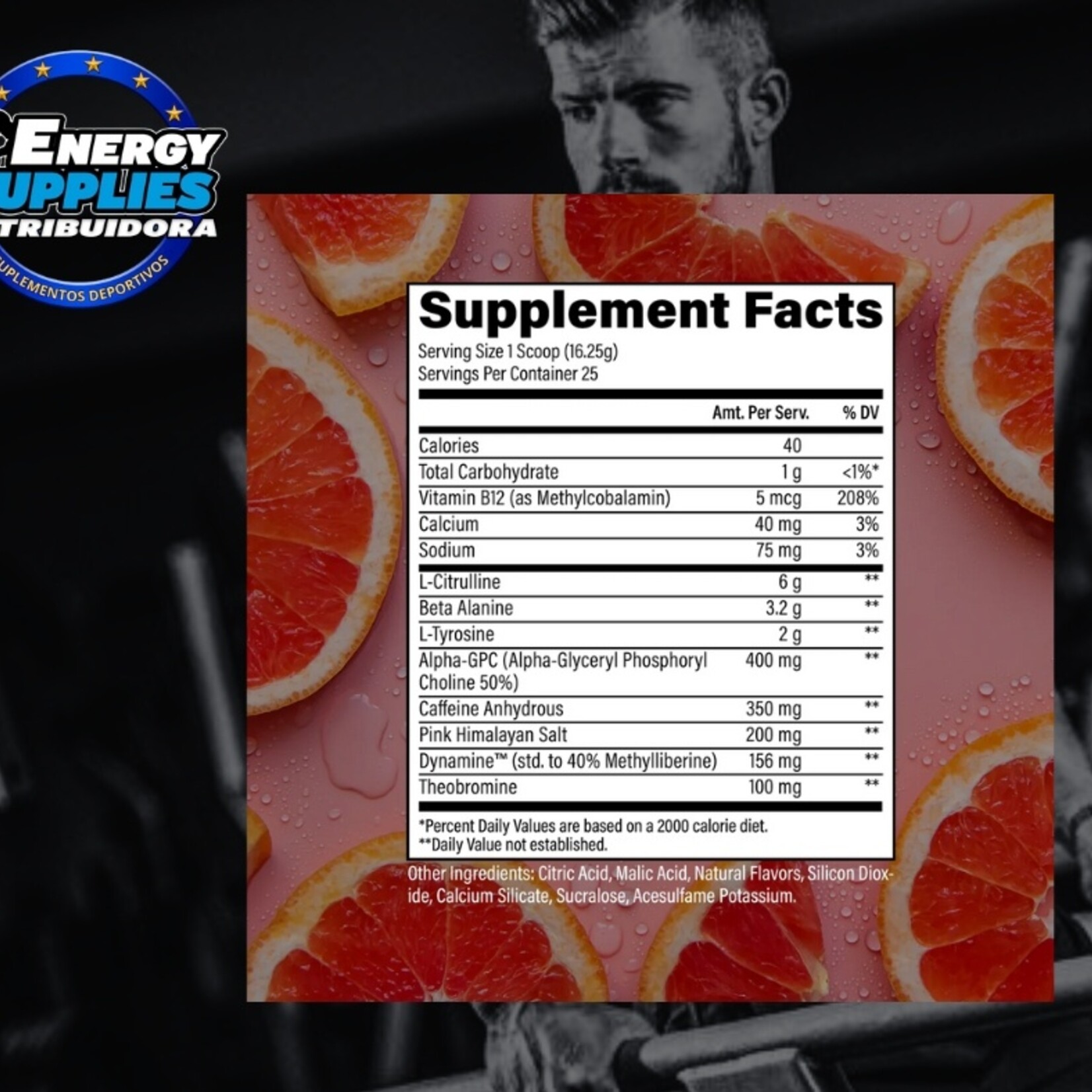 RAW BUM ESSENTIAL CHARGED PRE WORK RAW 25SV