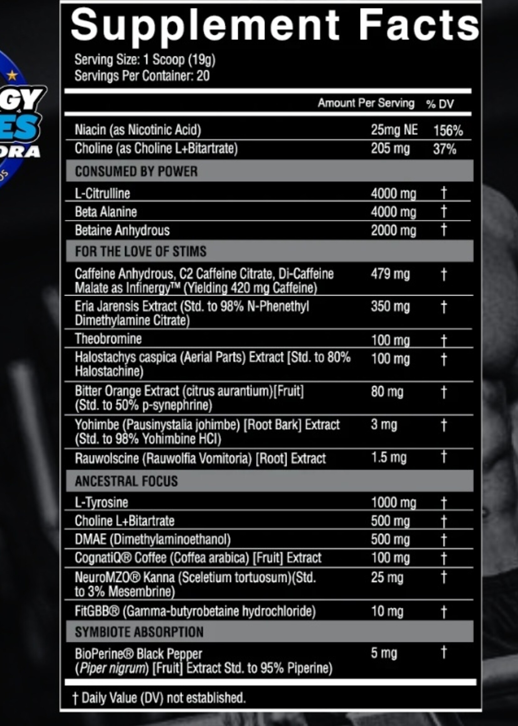 NUTRIFIT SYMBIOTE HIGH STIM PWO 20SV NUTRIFIT